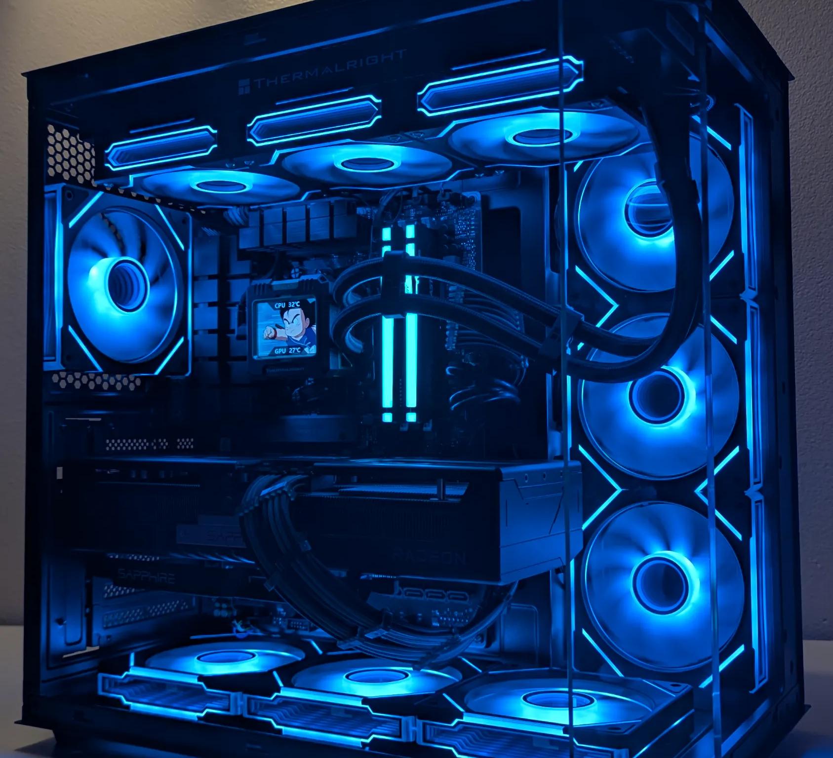 🔥 Ultimate Gaming PC - |RX 9070XT 16GB| RYZEN 7800X3D| 32GB DDR5 | 2TB SSD| 360MM AIO|