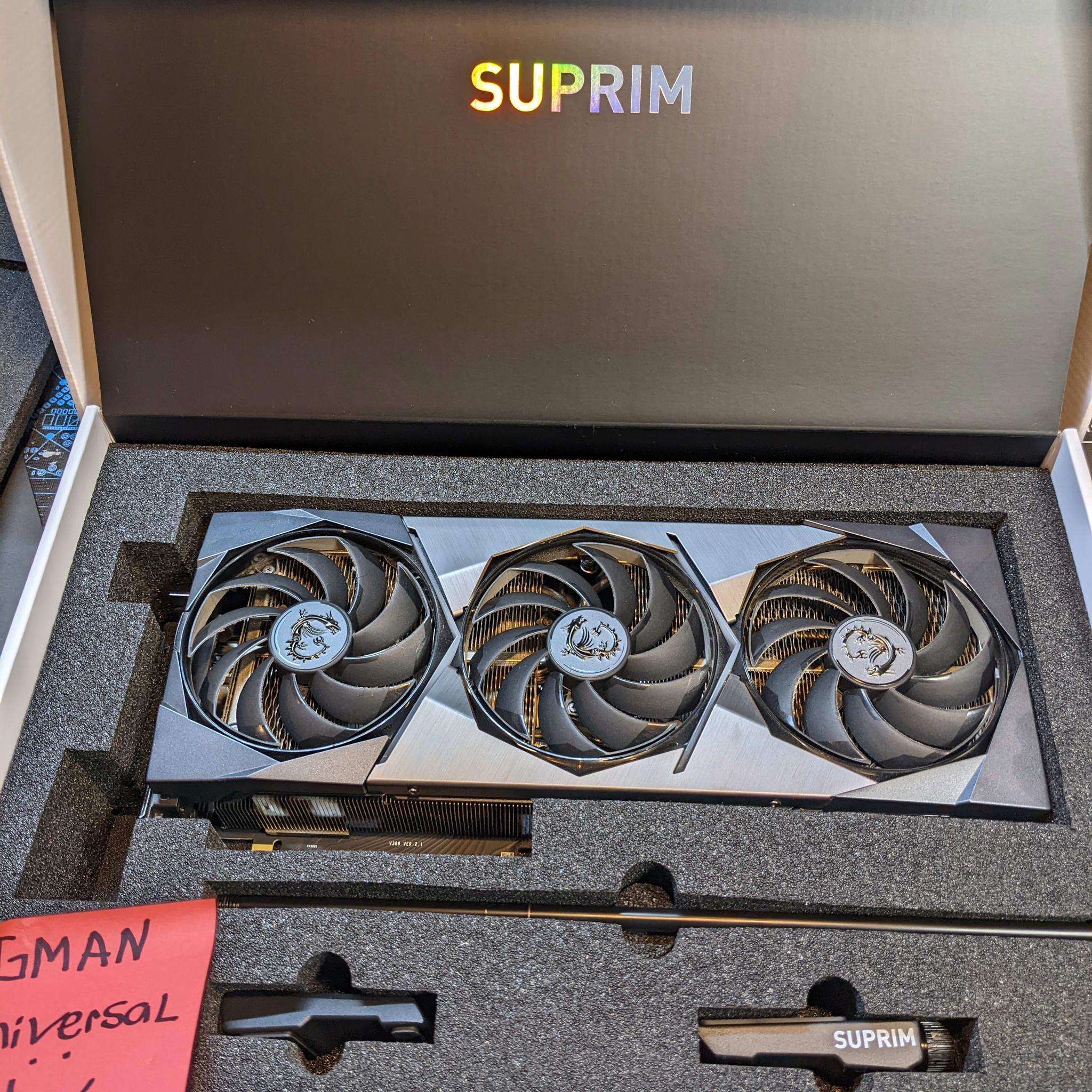 MSI GeForce RTX 3080 SUPRIM X 10G