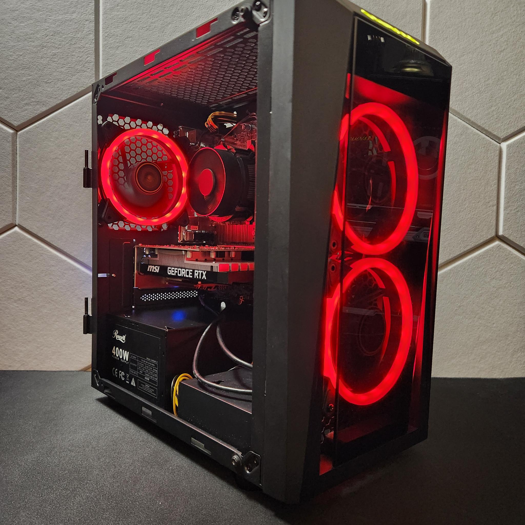 "Budget ESport PC" RTX 3050 6GB | Intel I3 10100f | 16GB DDR4 | 500gb SSD | WIFI