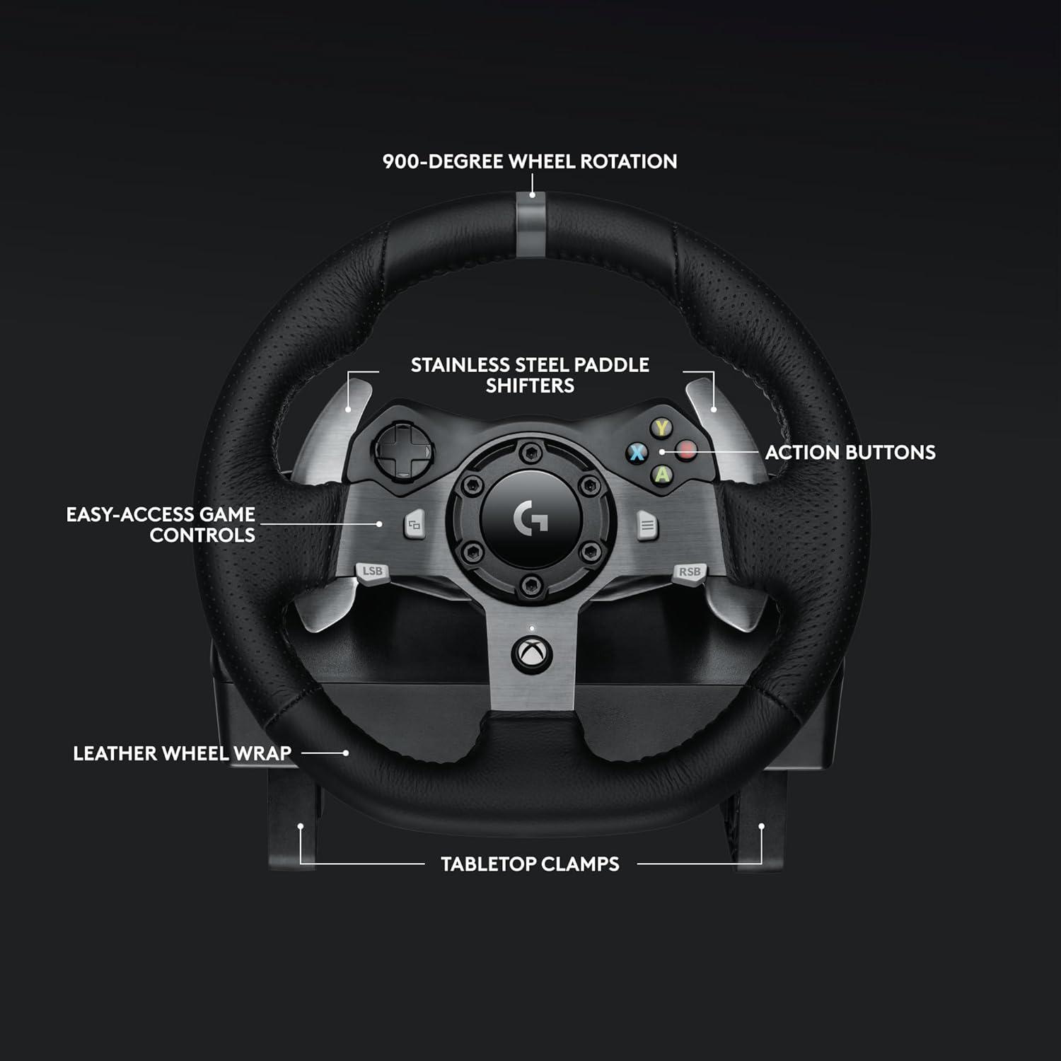 🔥 Logitech G920 Racing Wheel, Pedals and Shifter Bundle 🔥