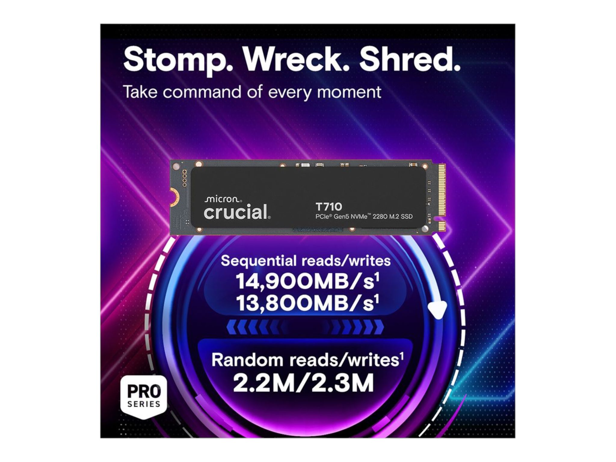 Crucial T710 4TB NVMe SSD (Gen 5.0)
