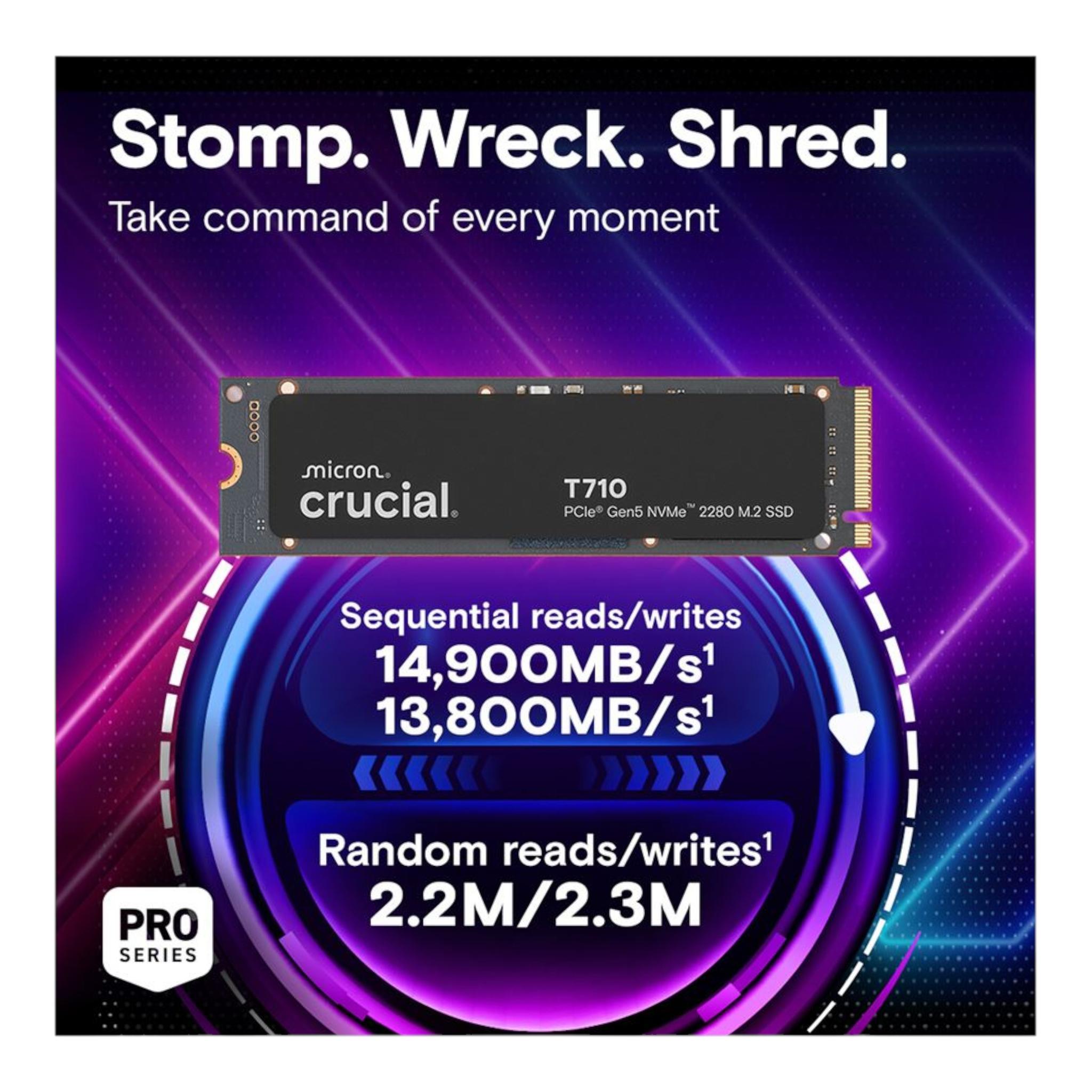 Crucial T710 4TB NVMe SSD (Gen 5.0)