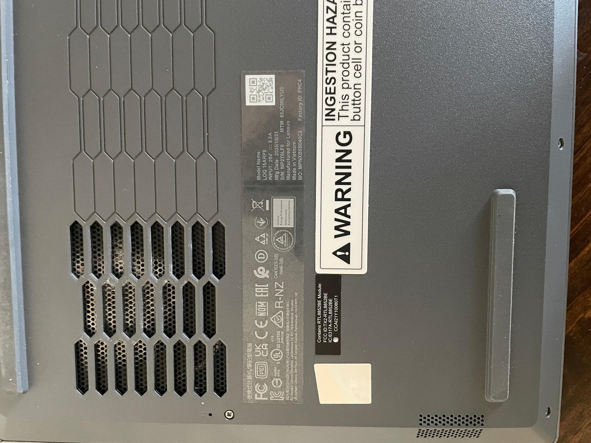 Lenovo LOQ Gaming laptop