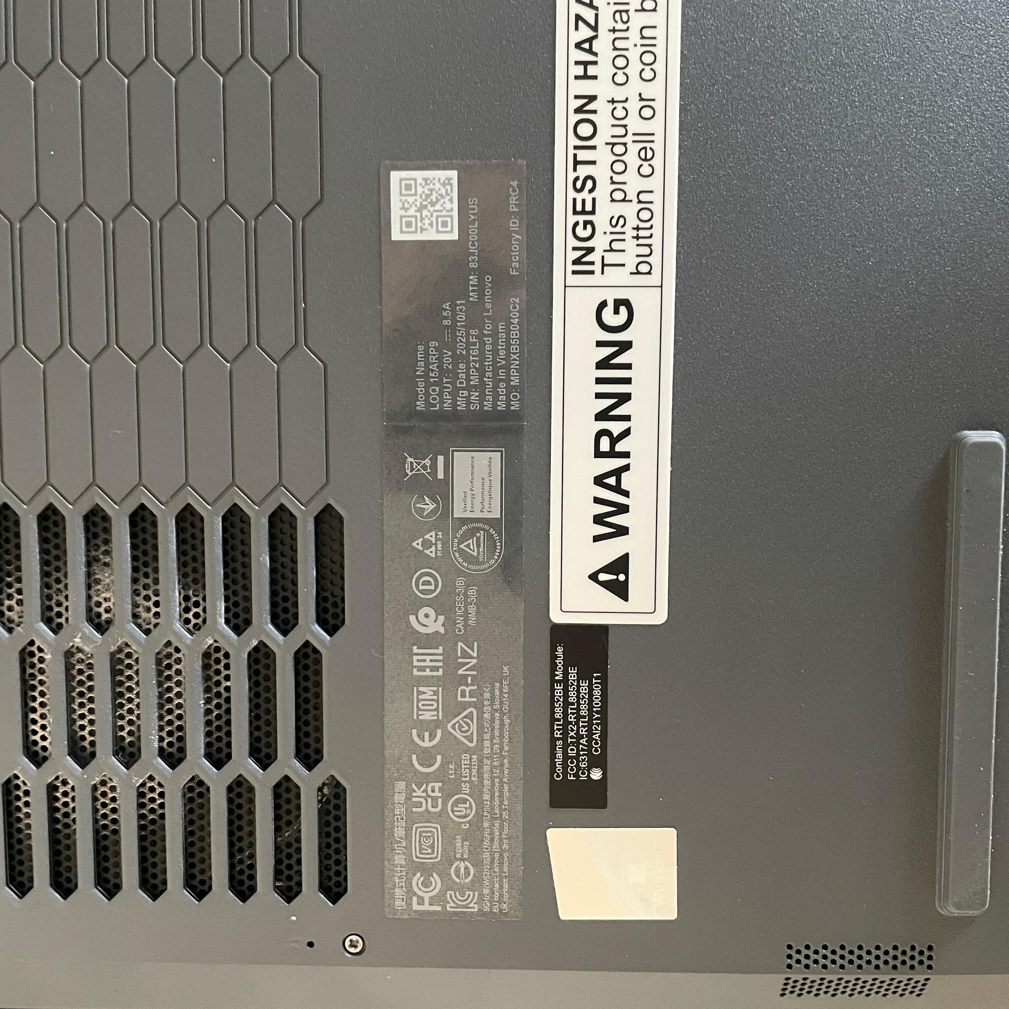 Lenovo LOQ Gaming laptop