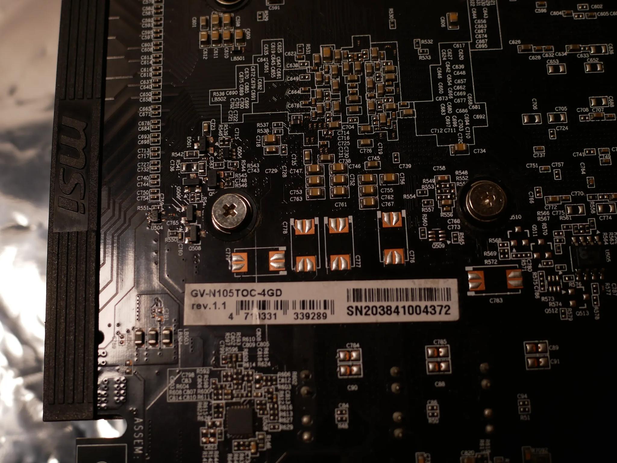 GIGABYTE GTX 1050 Ti OC 4GB GDDR5 Graphics Card (GV-N105TOC-4GD)