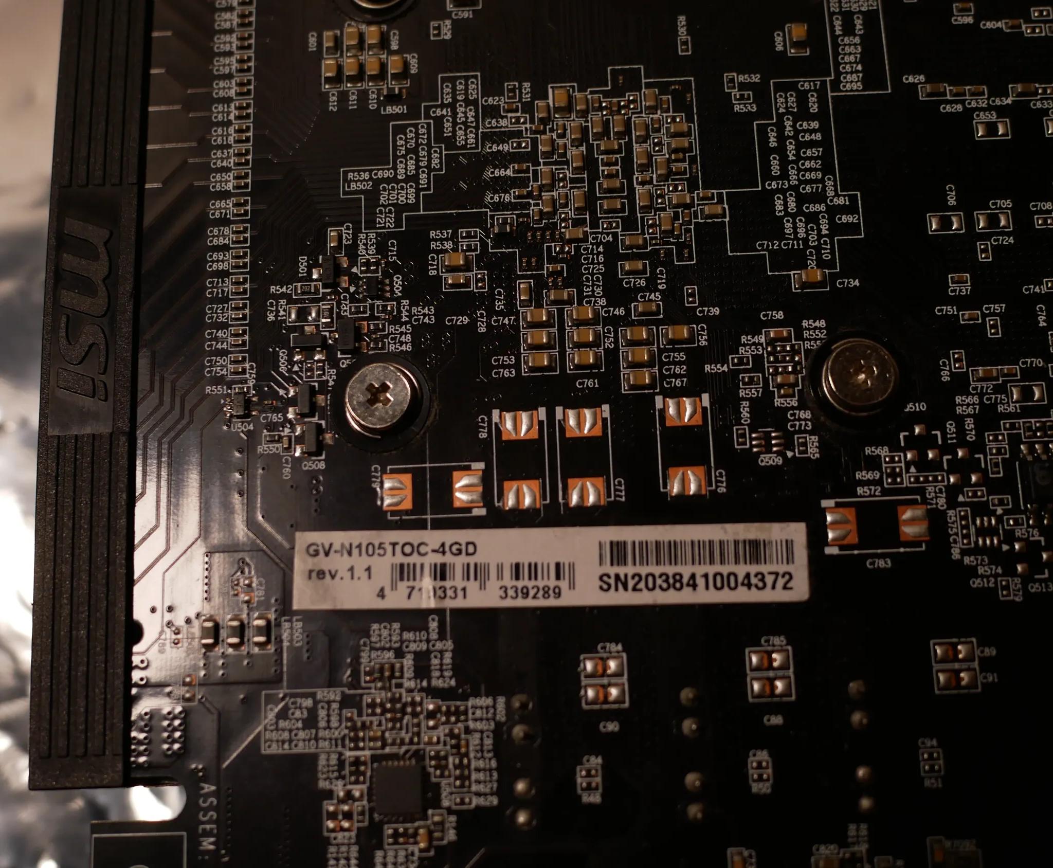 GIGABYTE GTX 1050 Ti OC 4GB GDDR5 Graphics Card (GV-N105TOC-4GD)