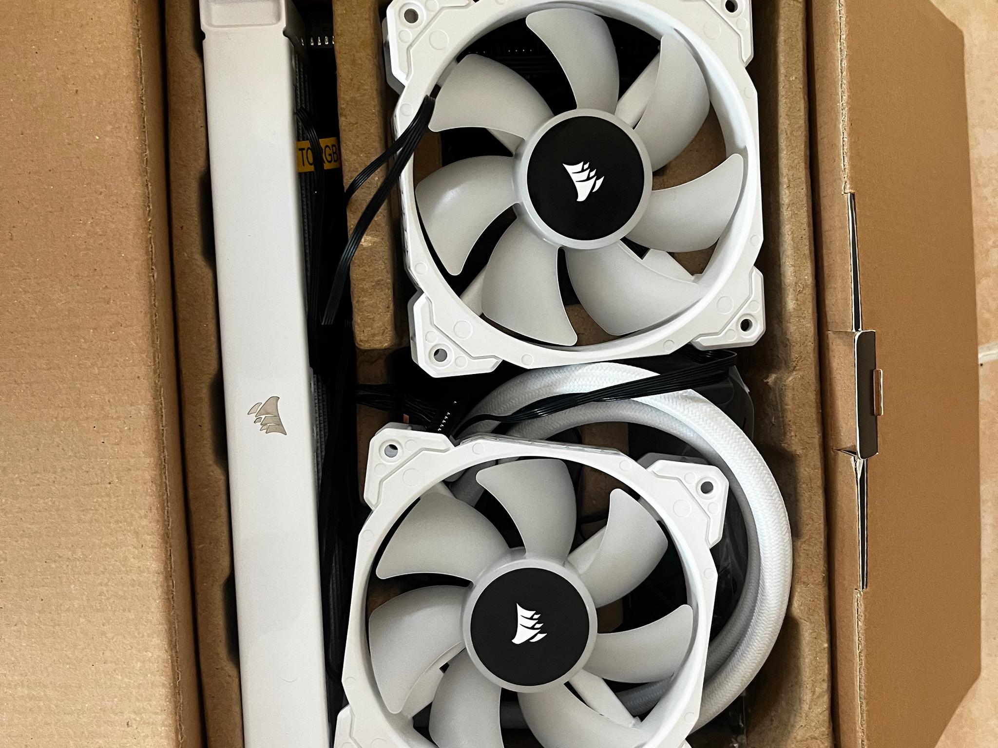 Corsair h100i white