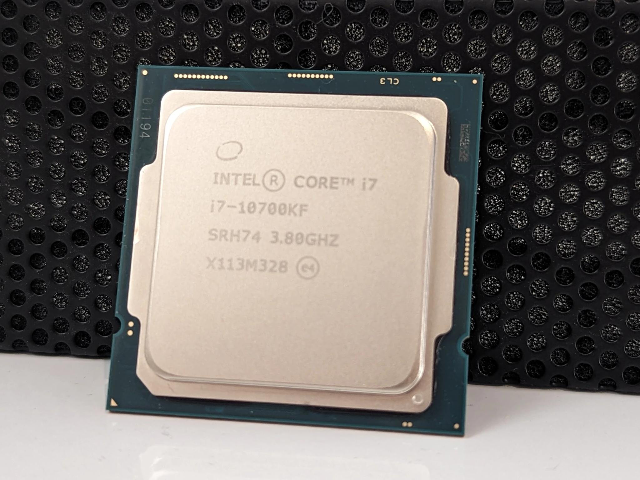 Intel Core i7-10700KF, 8C/16T CPU, 3.8 GHz, LGA 1200