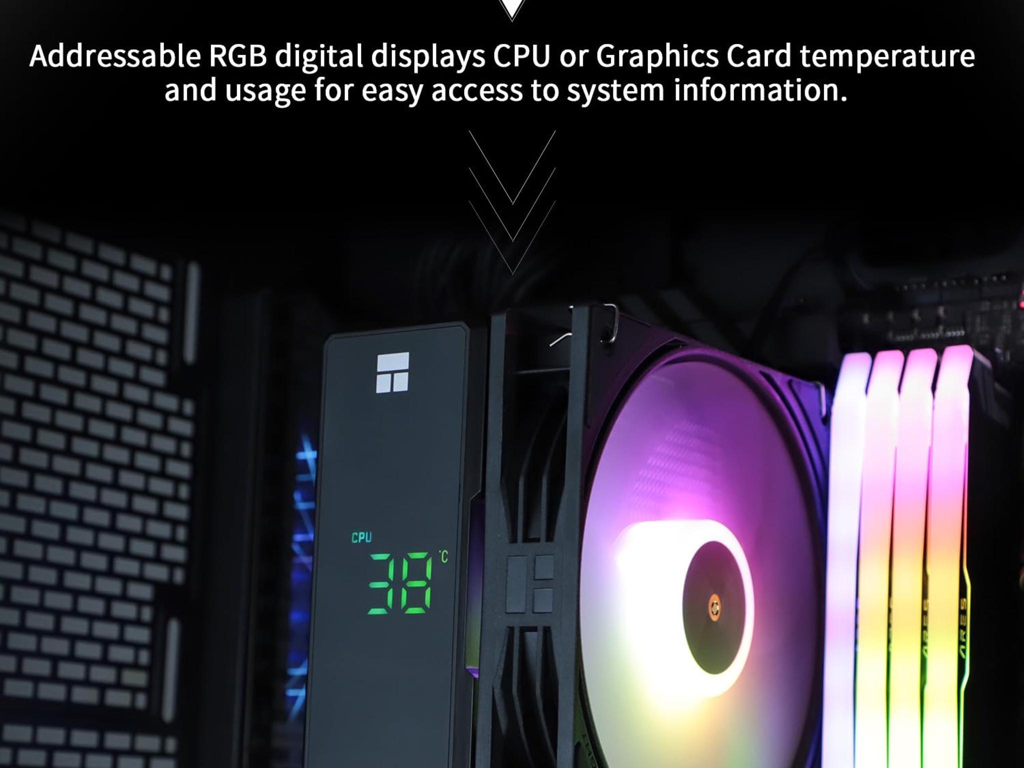 Thermalright Assassin X 120 R Digital ARGB Black CPU Air Cooler