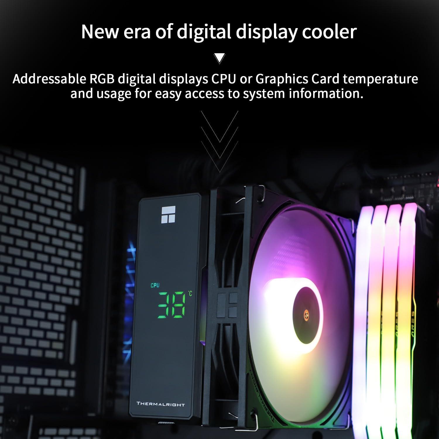 Thermalright Assassin X 120 R Digital ARGB Black CPU Air Cooler