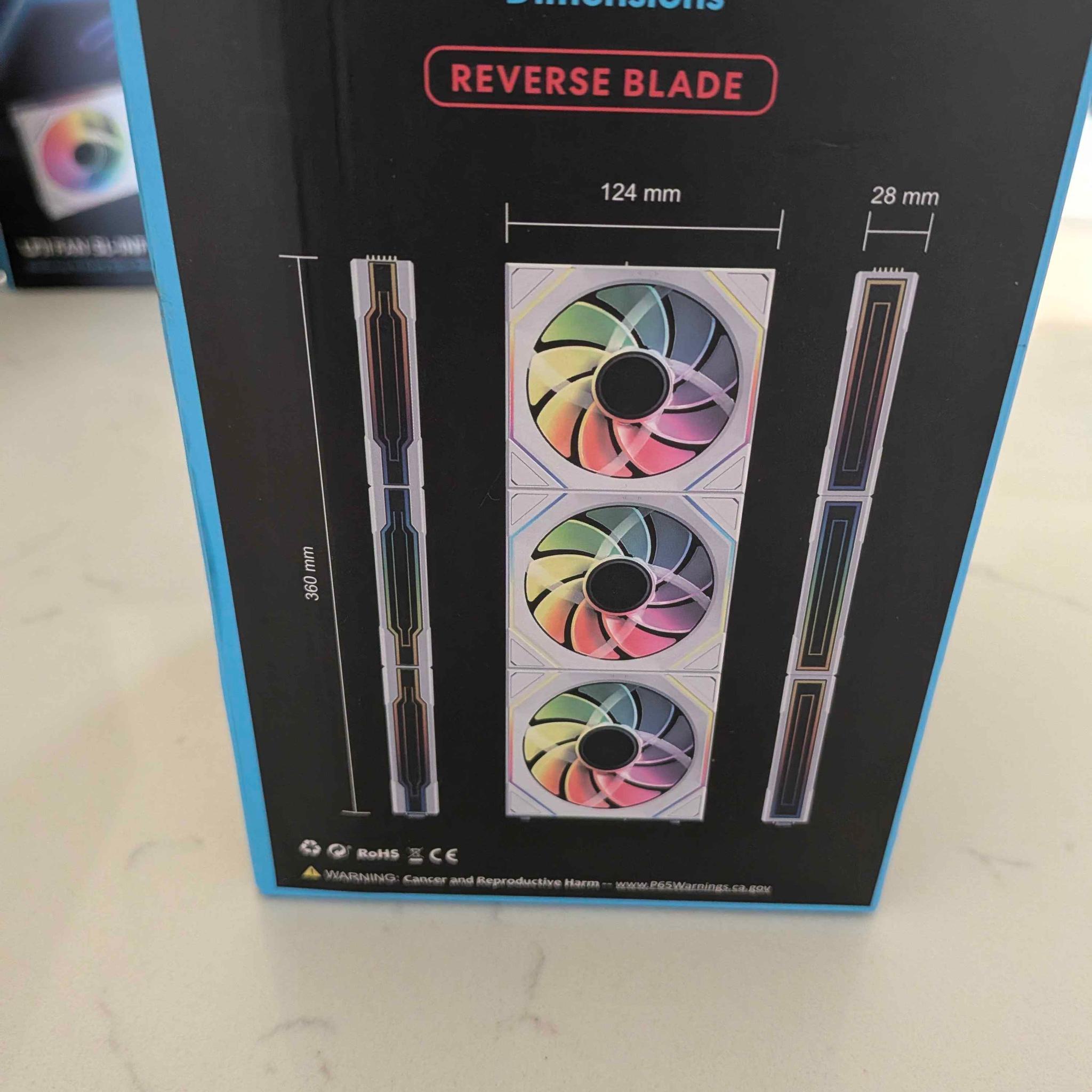 NEW SEALED Lian Li UNI FAN SL-Infinity Wireless 120 Reverse Blade (3 Pack)