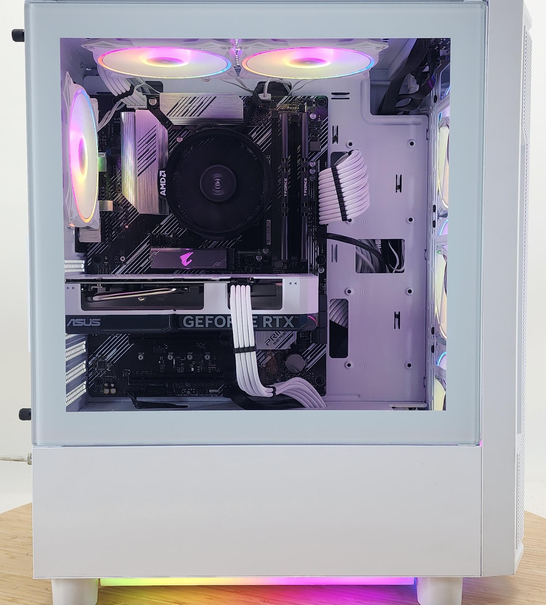 Gaming PC Ryzen 5 5500 16GB RAM 512GB SSD RTX 4060 8GB Windows 11 Computer