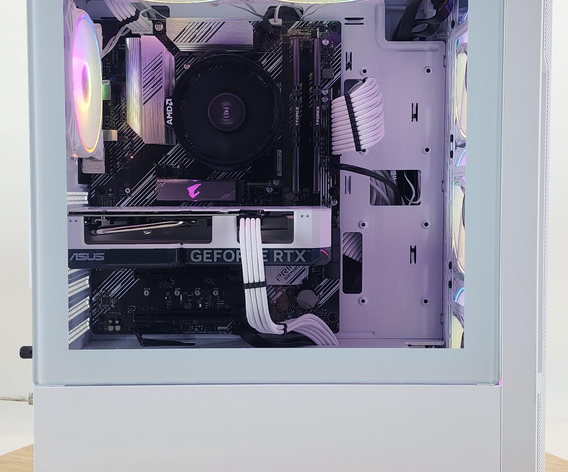 Gaming PC Ryzen 5 5500 16GB RAM 512GB SSD RTX 4060 8GB Windows 11 Computer