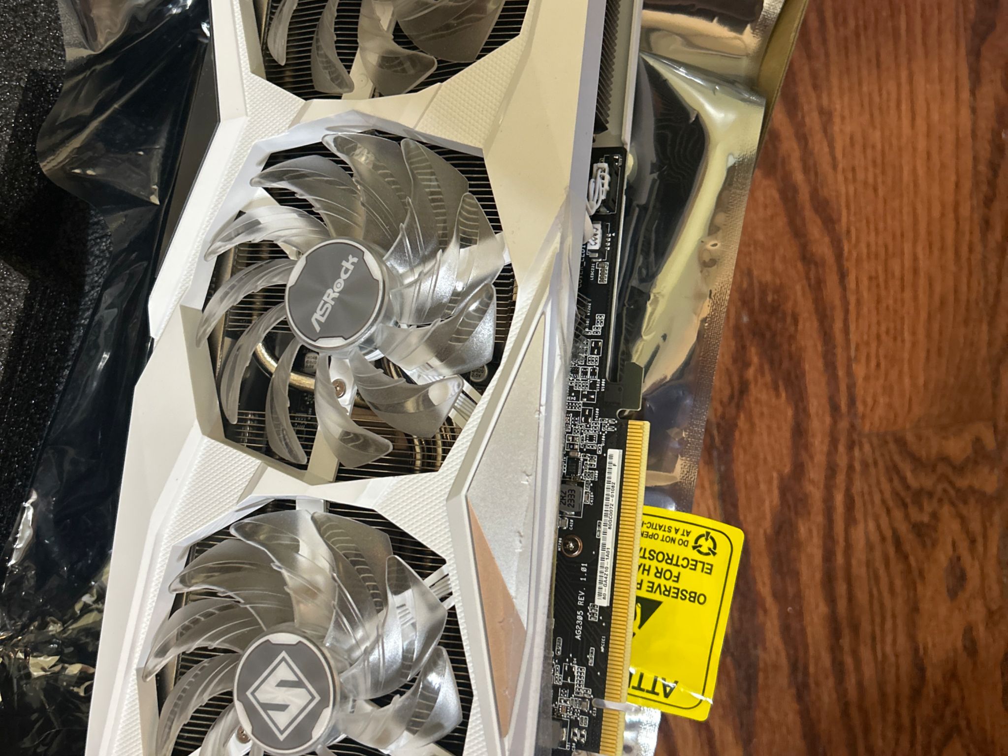 ASRock AMD Radeon RX 7600 XT Steel Legend RGB Overclocked Triple Fan 16GB GDDR6 PCIe 4.0 GPU