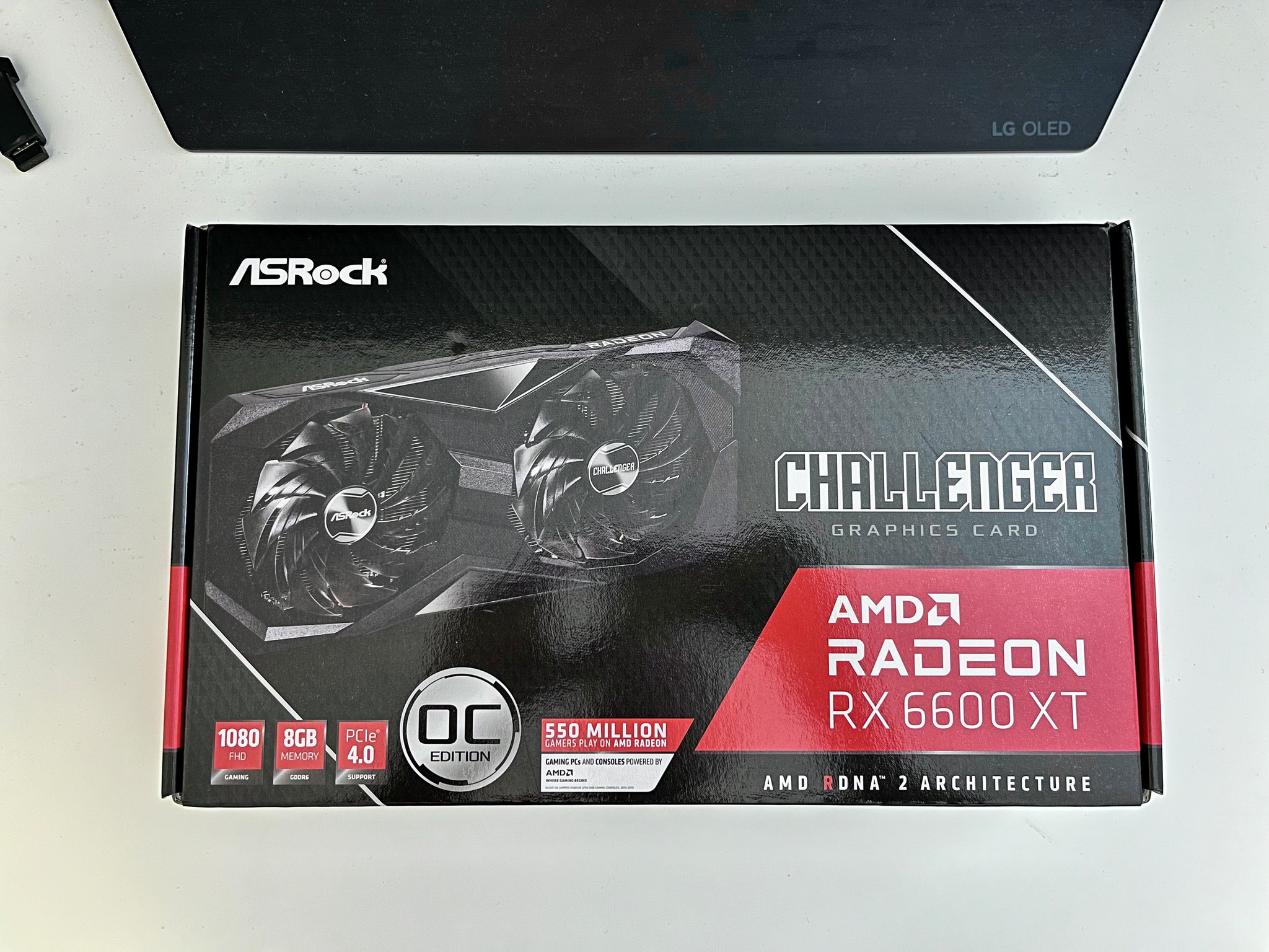ASRock Radeon RX 6600 XT Challenger D OC 8GB GDDR6 Graphics Card