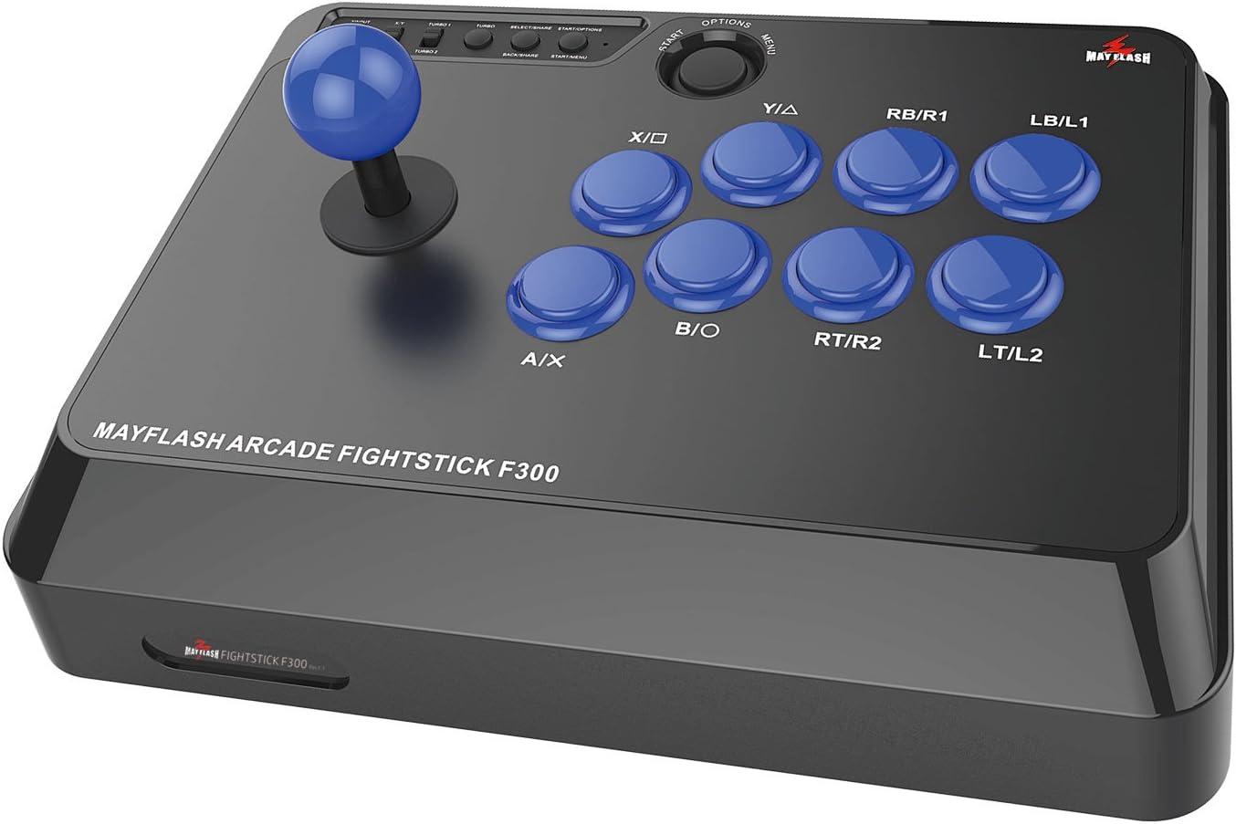 Mayflash F300 Arcade Fight Stick Joystick for Windows PC, MacOS, Nintendo Switch, Xbox, PS4,PS3