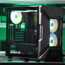 MUSETEX MK7-GN5 ARGB MicroATX Mini Tower Case (Black)