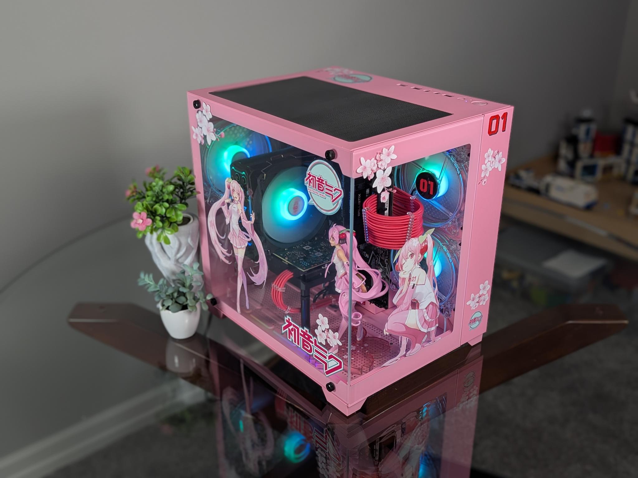 The Sakura Hatsune Miku 1080p Gaming PC | Nvidia RTX 2060 Super |Ryzen 5 | 1 TB SSD | 16GB RAM
