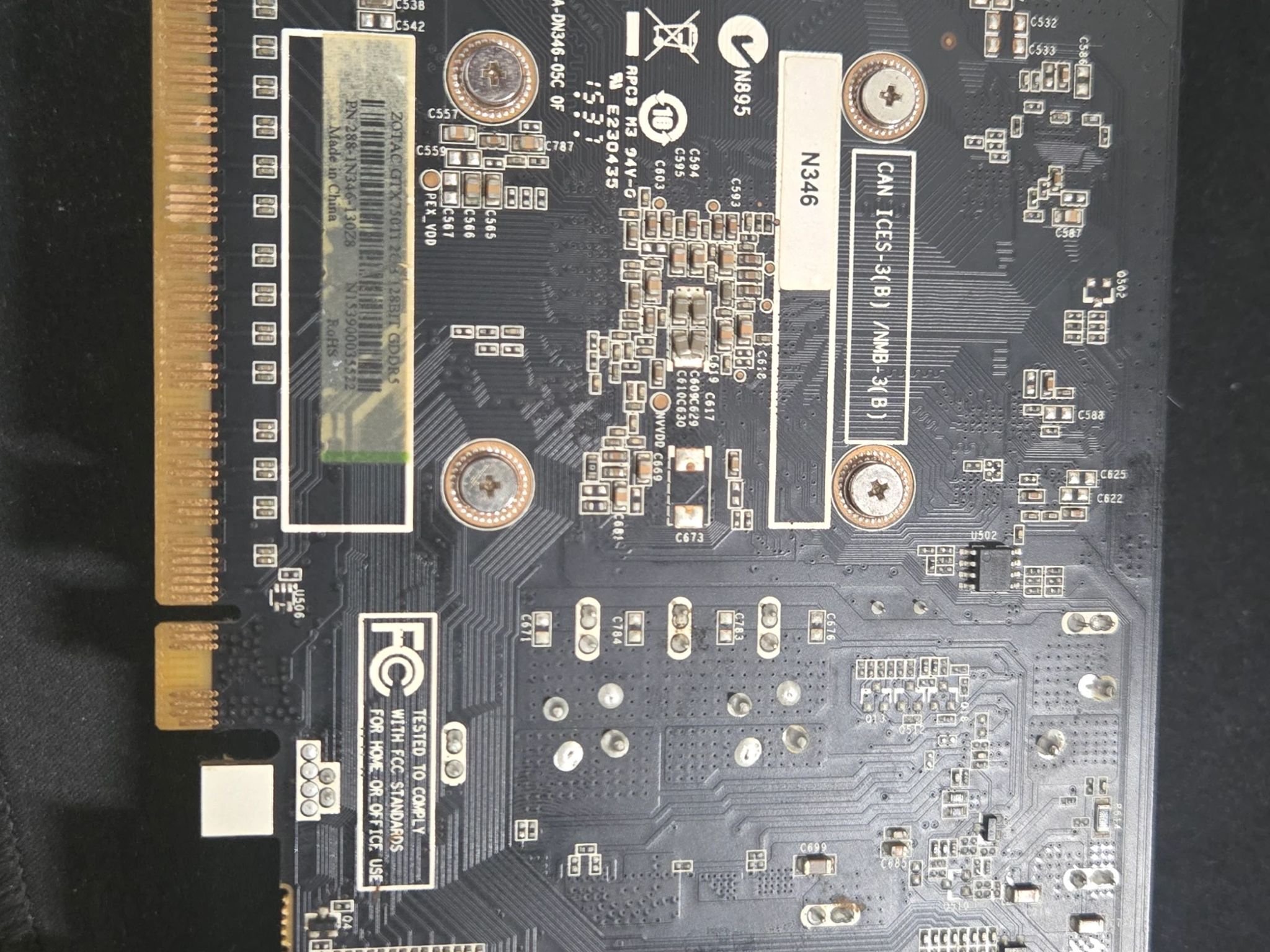 Zotac GTX 750 Ti 2 gig