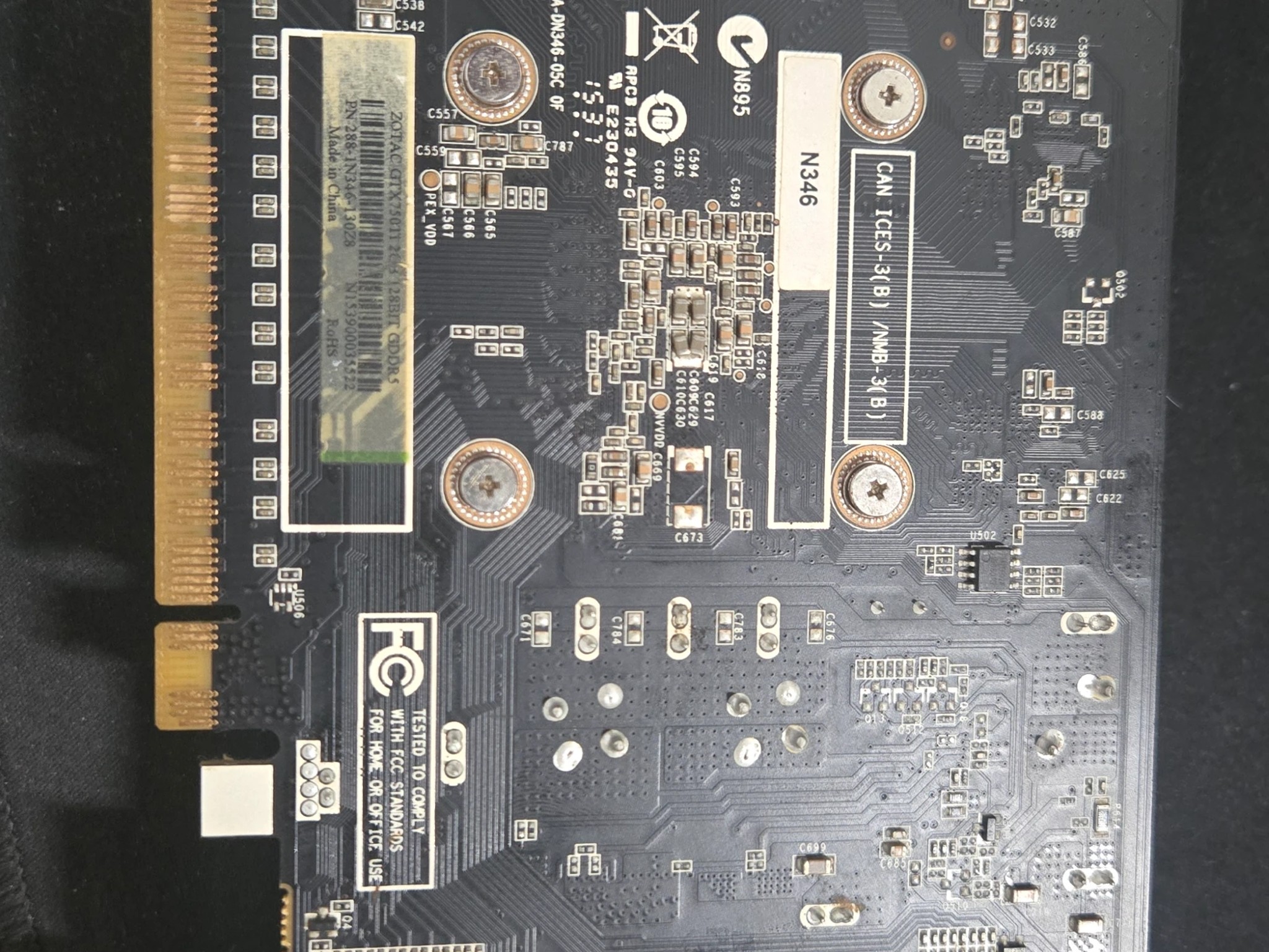 Zotac GTX 750 Ti 2 gig