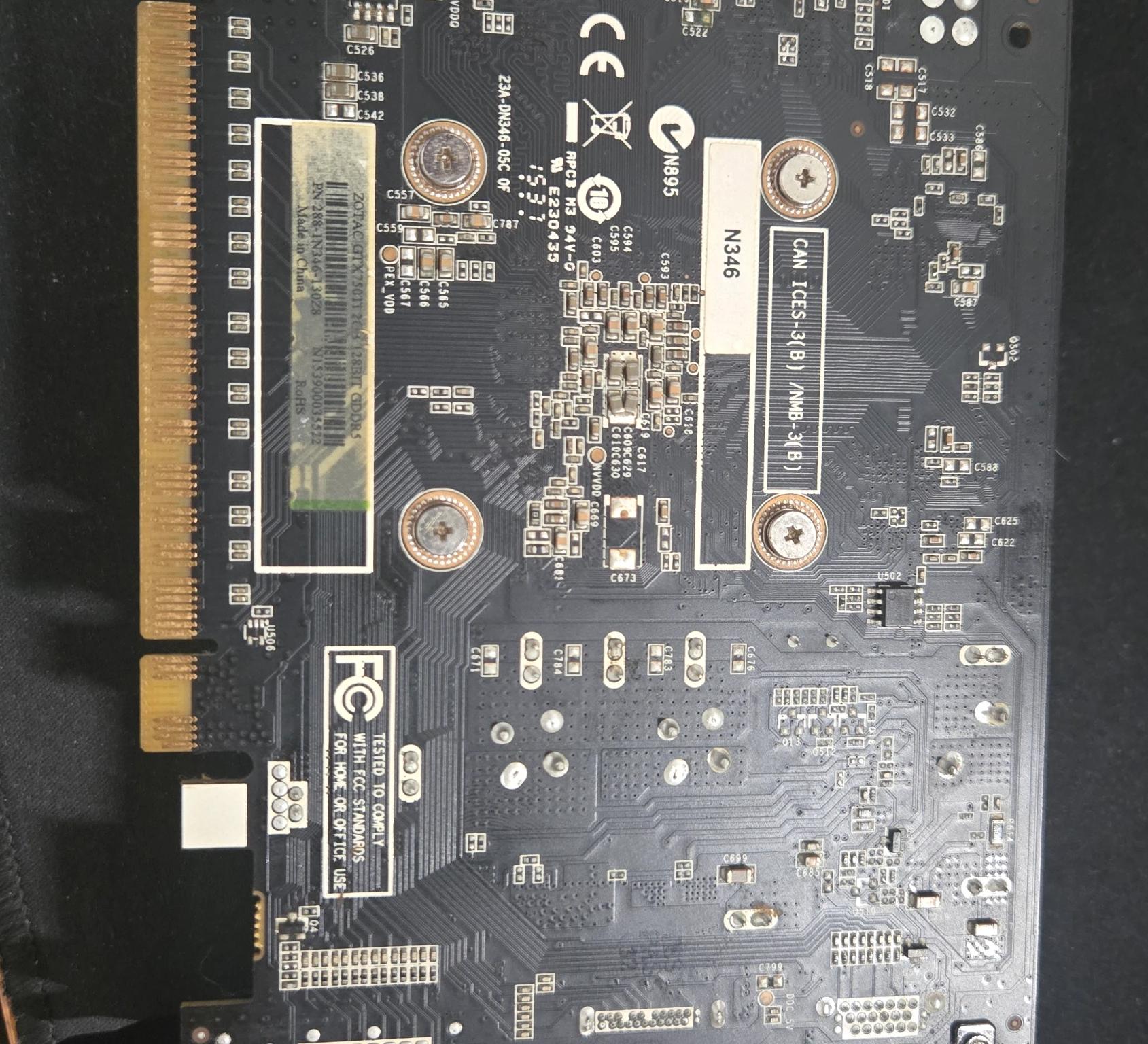 Zotac GTX 750 Ti 2 gig