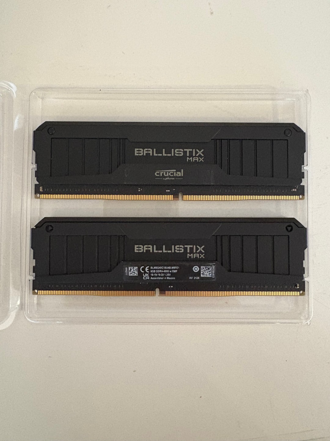 Crucial Micron Ballistix Max Gaming Memory 16GB (2x8GB) 4000 MT/s