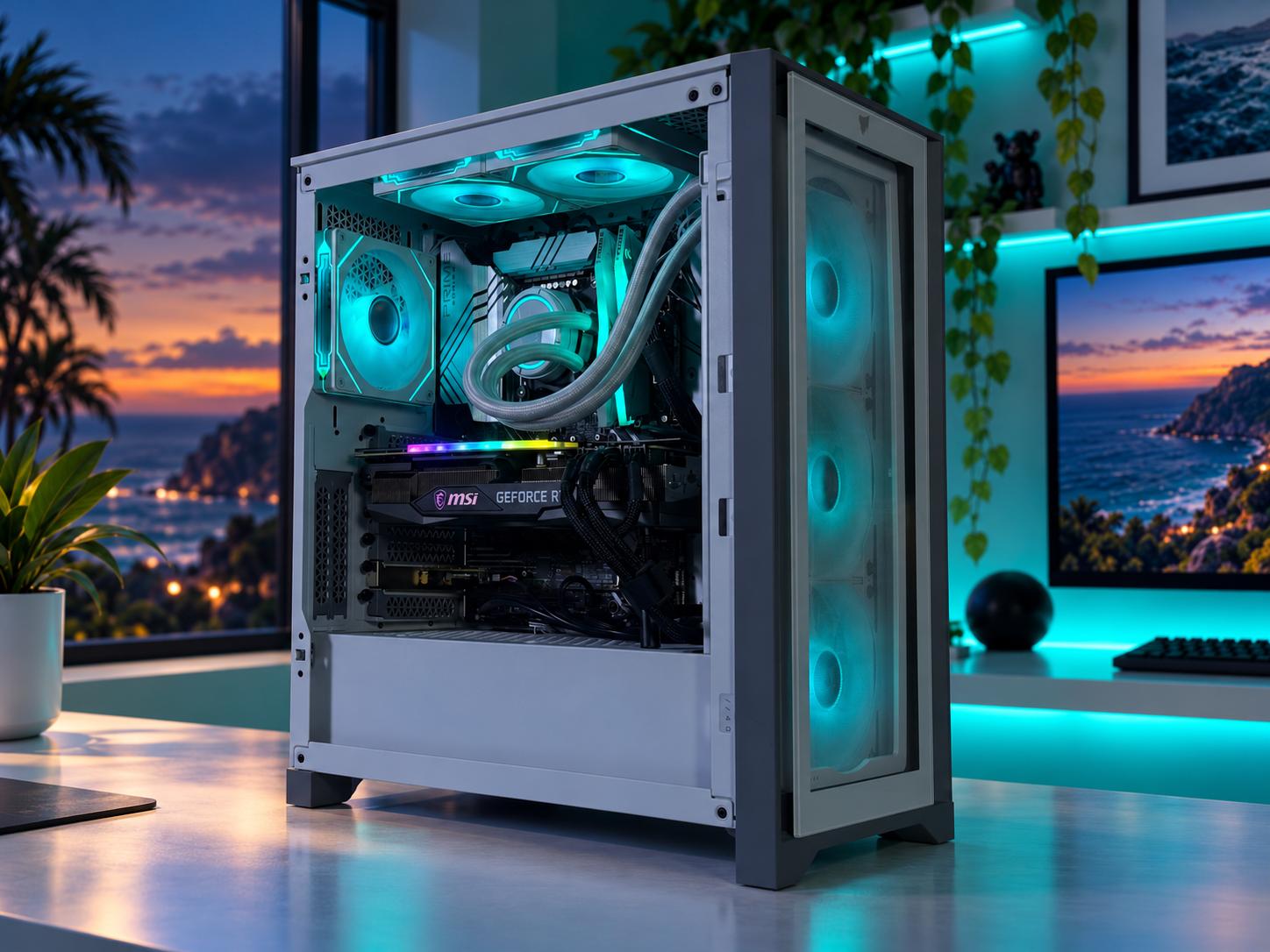 🌊 SURGE Gaming PC | RTX 3080 12GB | I7-13700K | 32GB DDR5 | 1TB NVME | WIFI + BT | FREE SHIPPING