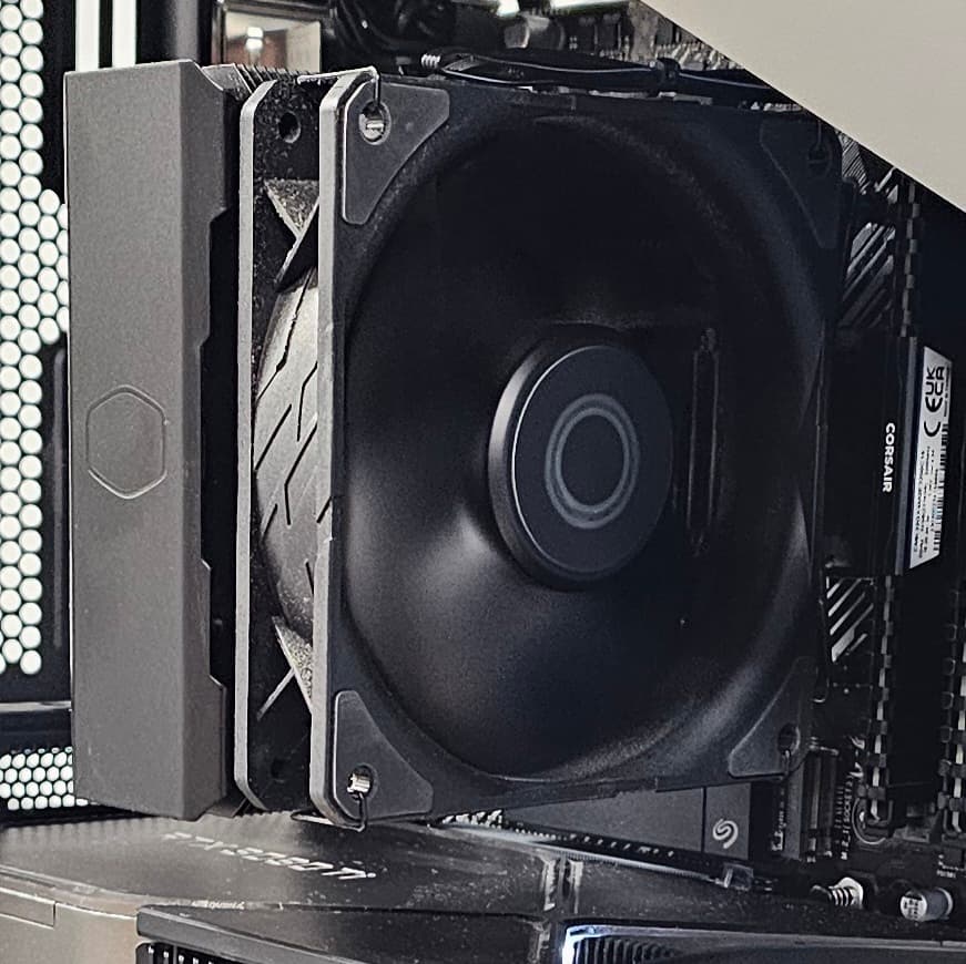CPU Air Cooler with Dual Fans for AMD AM4