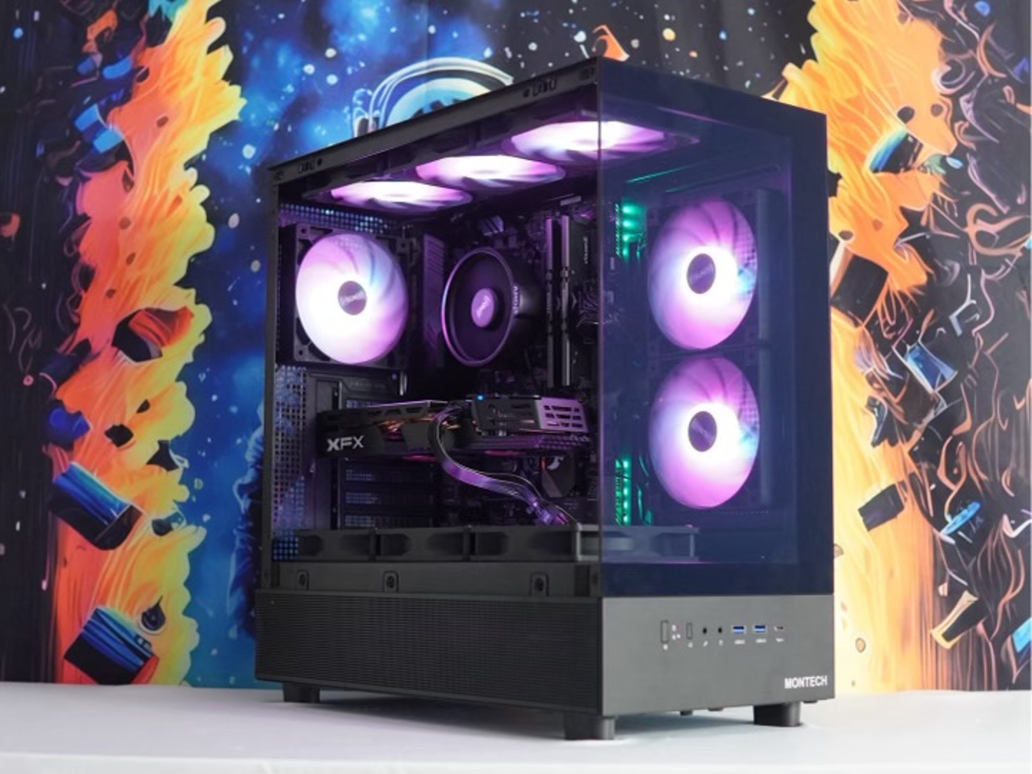 Rx 580 Gaming PC | Ryzen 5 2600|16GB Ram|500GB SSD |Wifi| ATX