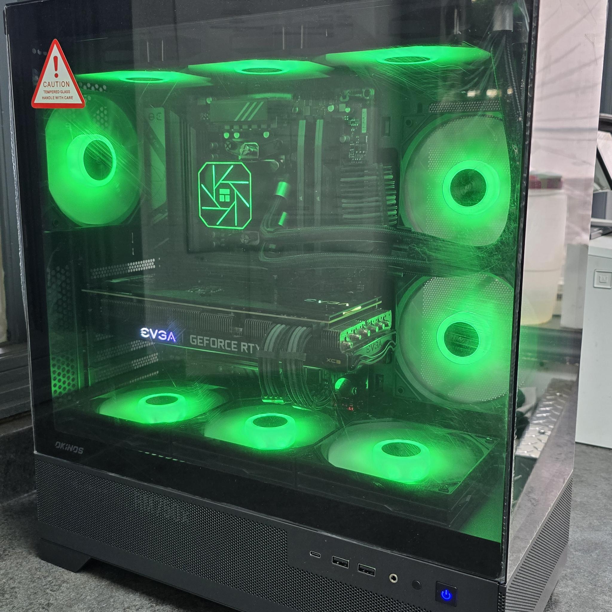 🟢⚫1440P CUSTOM PC | RTX 3080 | RYZEN 7 7700X | 32GB DDR5 | 1.5TB SSD⚫🟢