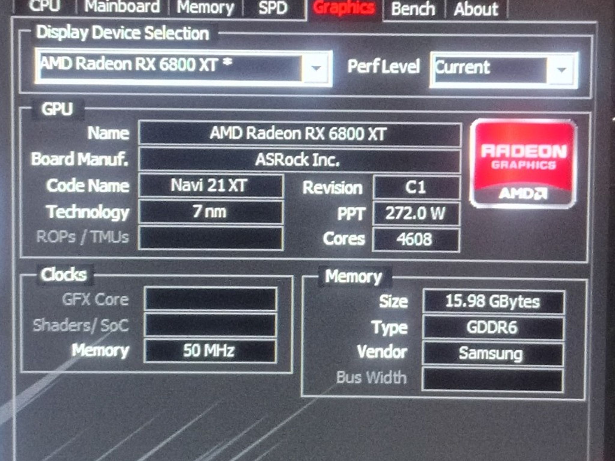 ASRock Phantom Gaming OC Radeon RX 6800 XT