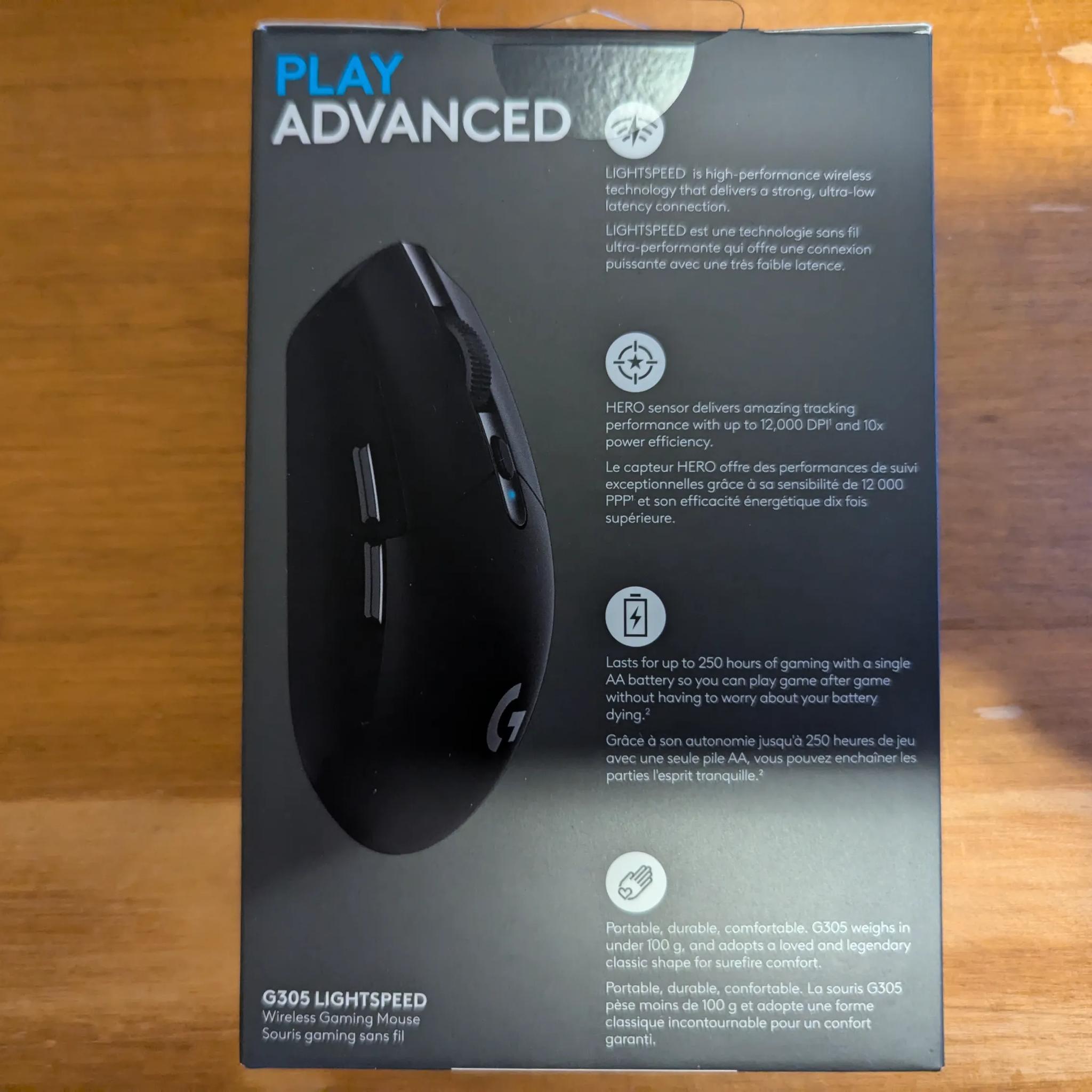 Logitech G305 LIGHTSPEED Wireless Gaming Mouse