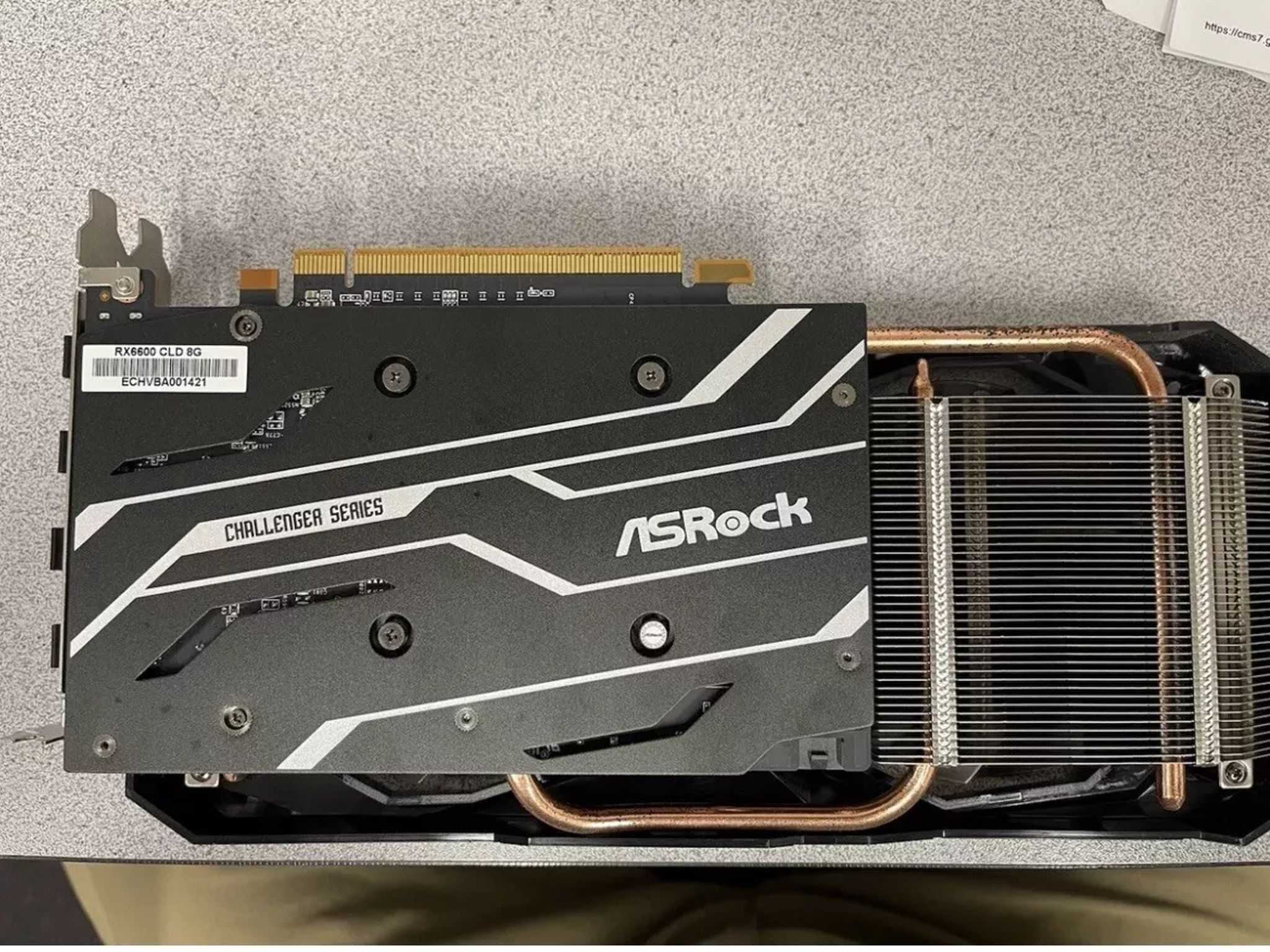 ASRock RX 6600 CLD Challenger D 8GB GDDR6 GPU ( New Thermal Paste, Cleaned)