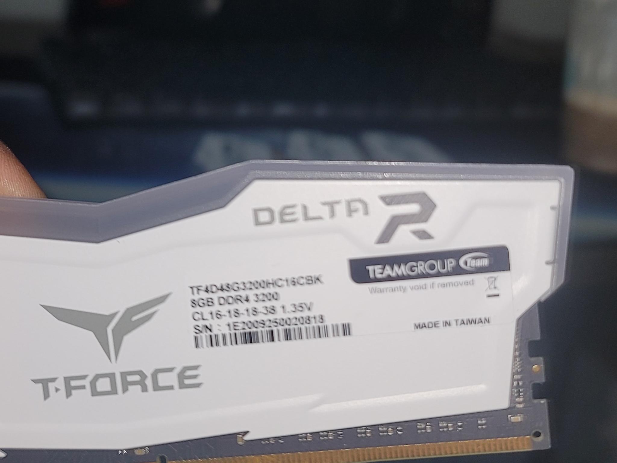 RAM Sale!!! T-Force Delta CL16 4x 8gb DDR4 3200MHz Ram (32gb)