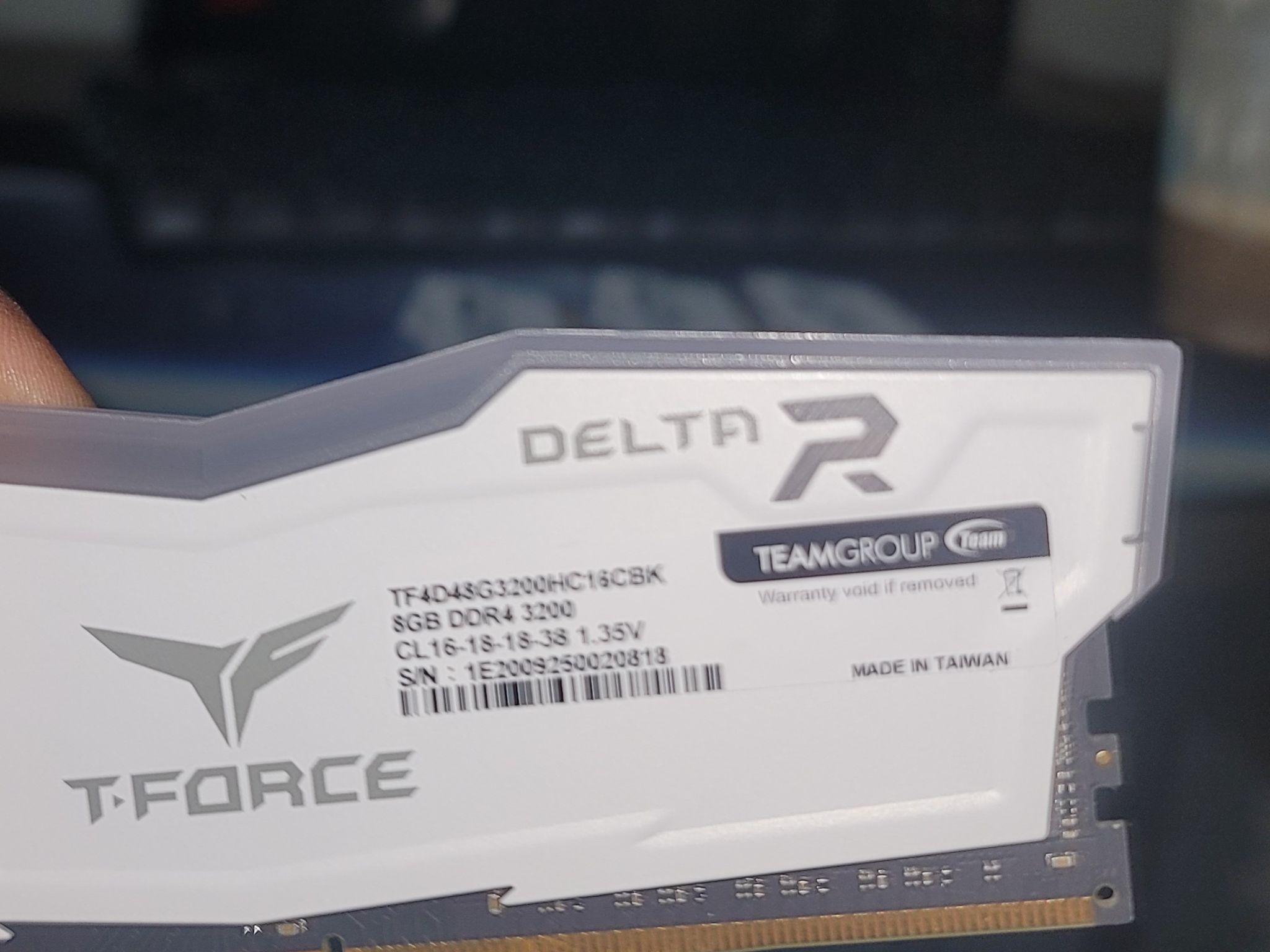 RAM Sale!!! T-Force Delta CL16 4x 8gb DDR4 3200MHz Ram (32gb)