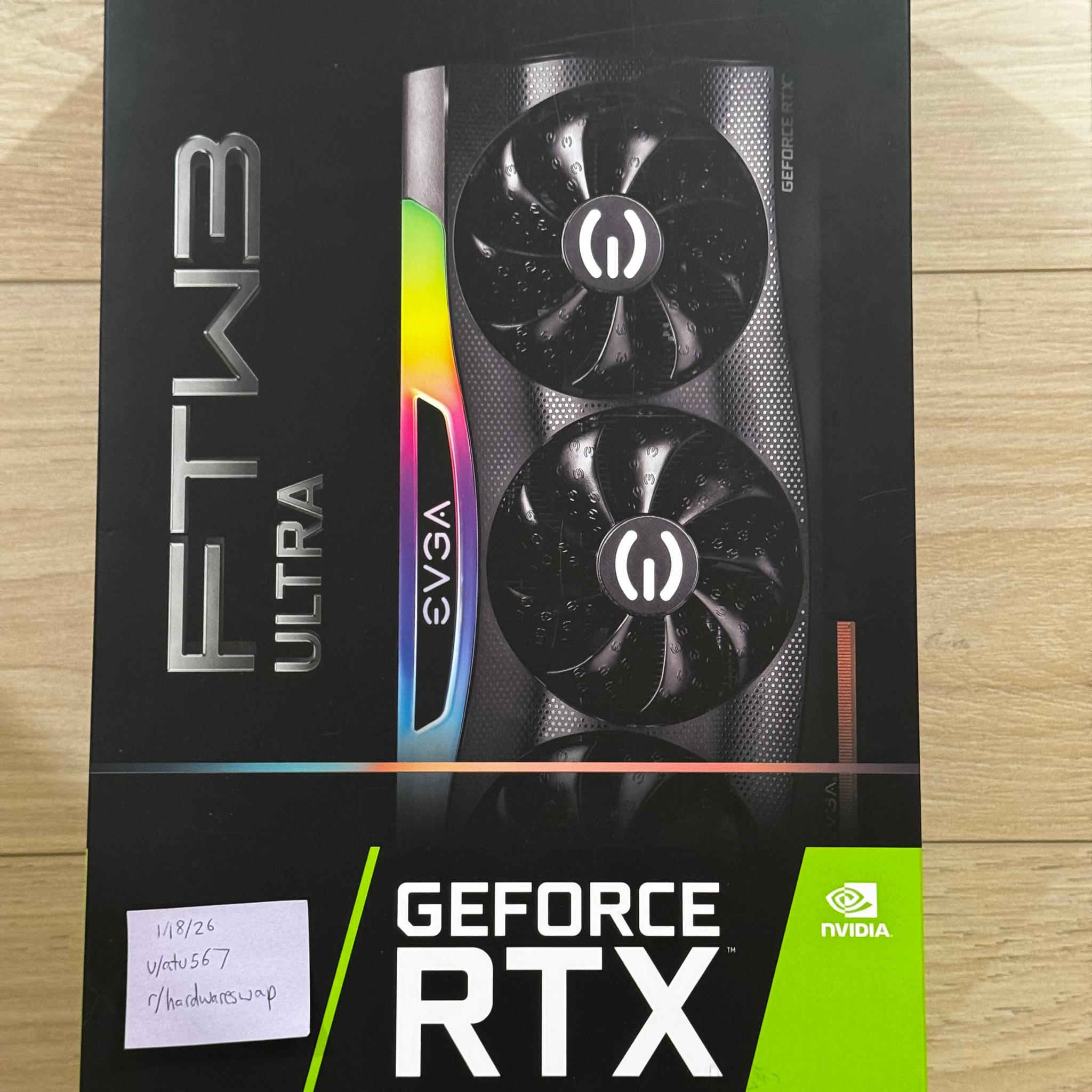 EVGA RTX 3070 FTW3 Ultra Gaming 8GB GDDR6 (08G-P5-3767-KL)