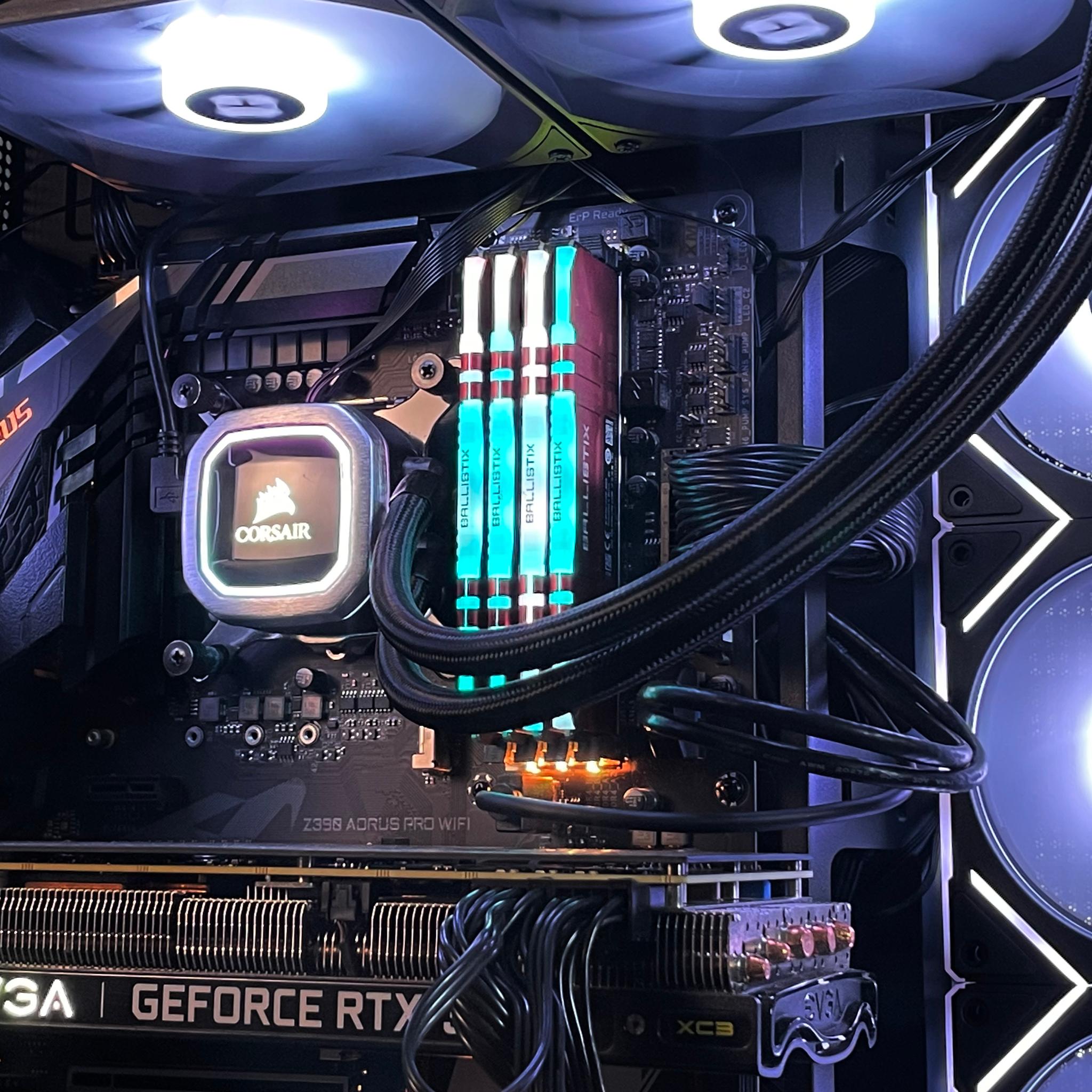 ❄️ FROST Gaming PC | RTX 3070 | i9-9900K | 32GB RAM | 1TB NVME | WiFi & BT | FREE SHIP