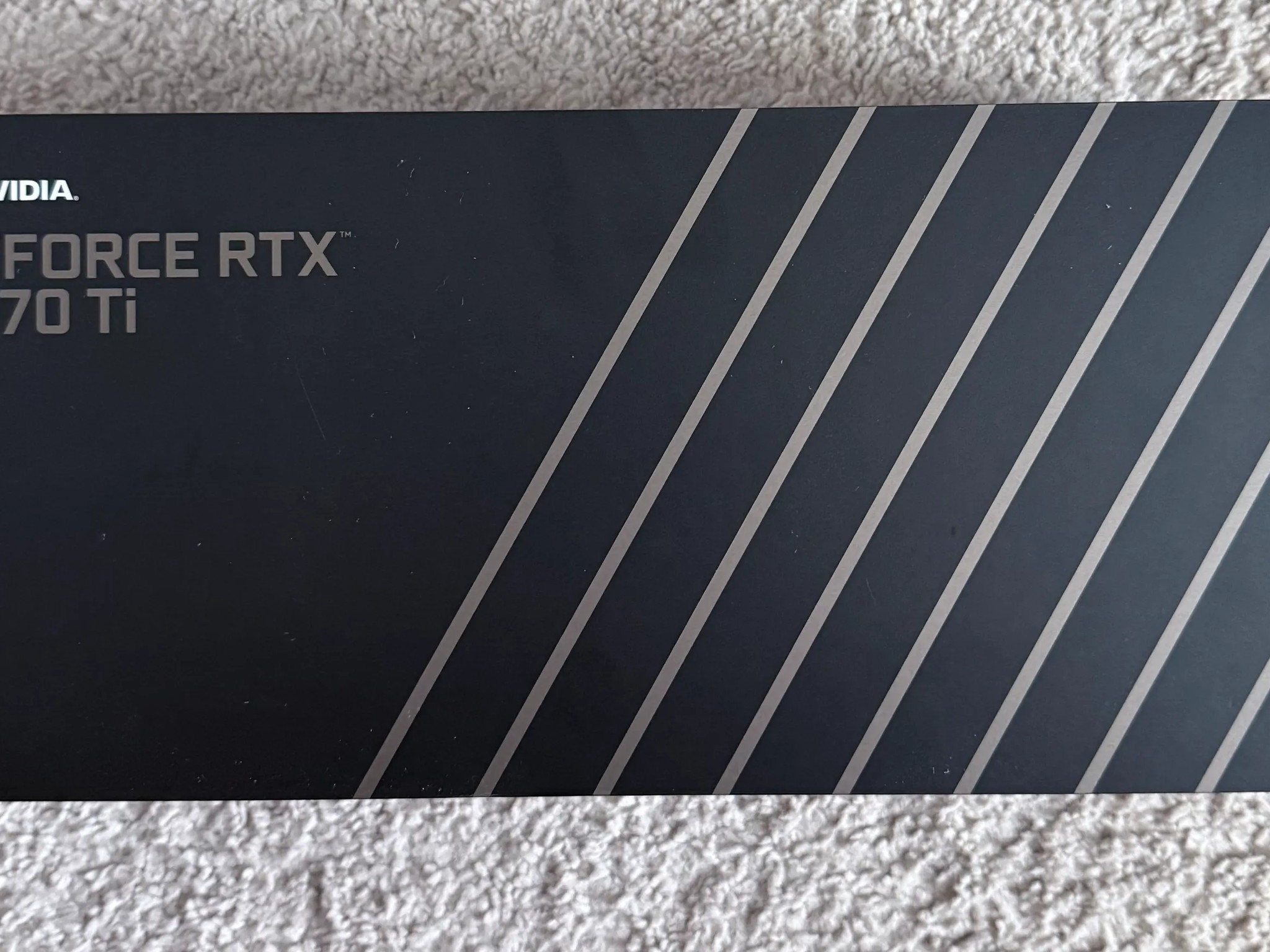 NVIDIA - GForce RTX 3070 Ti 8GB GDDR6X Dark Platinum and Black *USED* with original box.