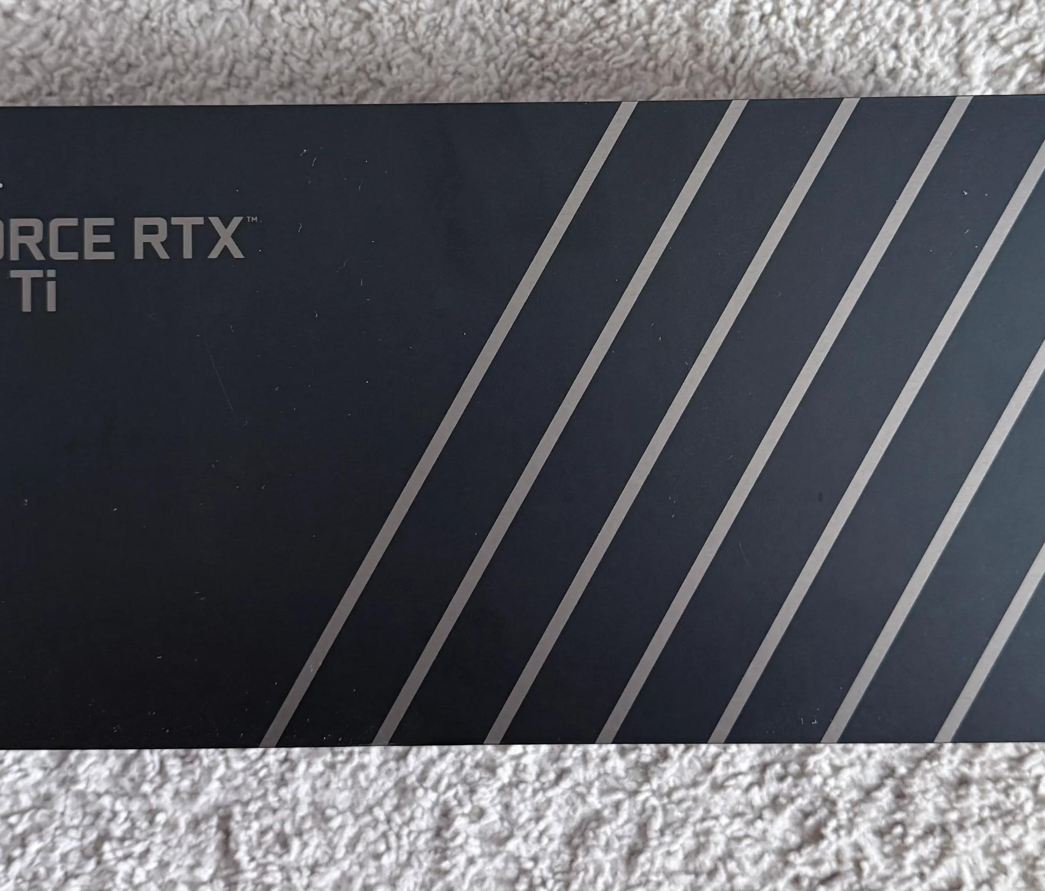 NVIDIA - GForce RTX 3070 Ti 8GB GDDR6X Dark Platinum and Black *USED* with original box.