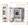 Gigabyte X870i Aorus Pro ICE + 7900X + 16Gb team elite RBG White