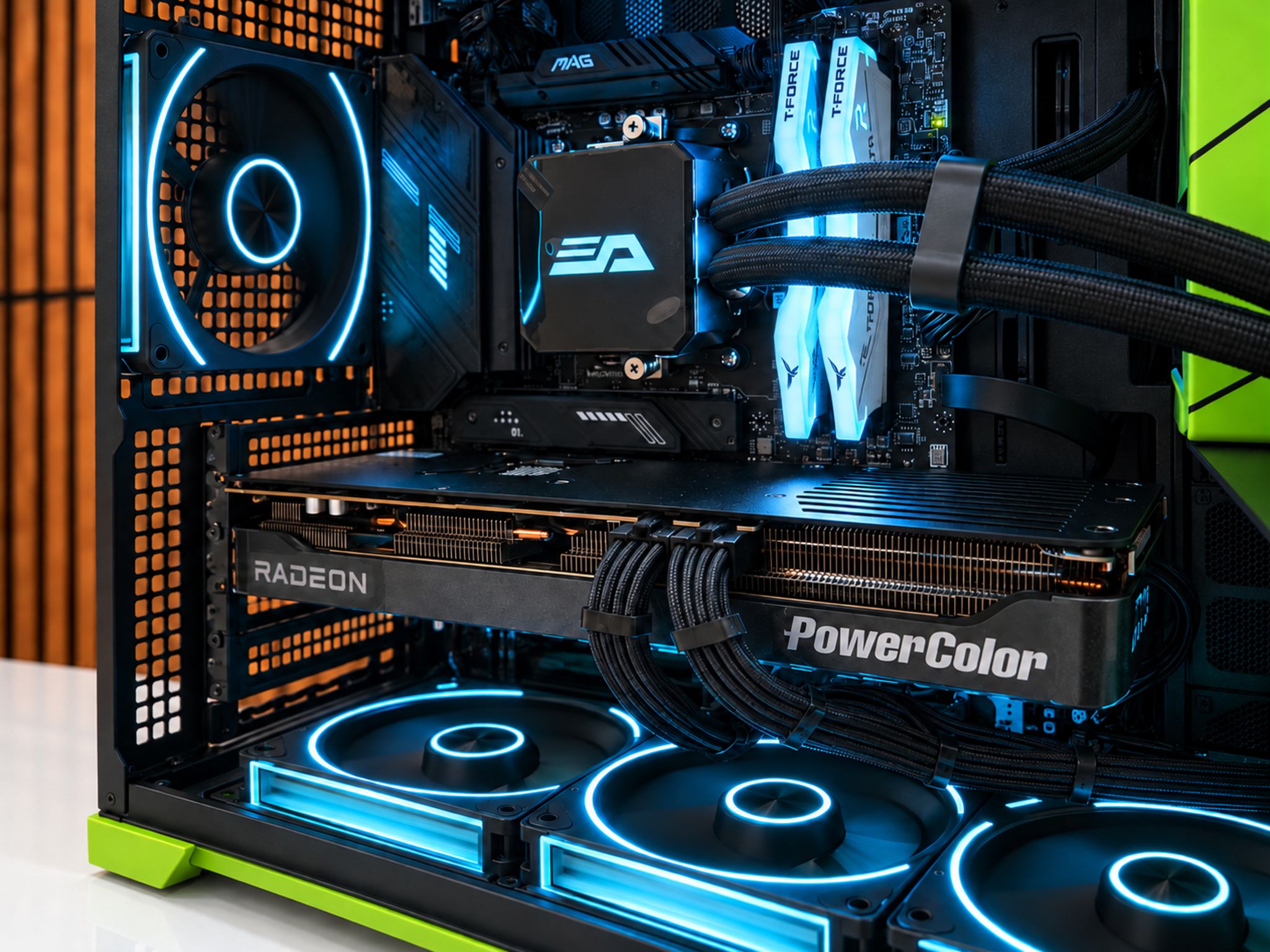 THE HULK 💚V2| RX 9070XT 16G| Ryzen 9 7950X3D | 32GB DDR5 | 1TB NVME | GOLD PSU | Windows 11