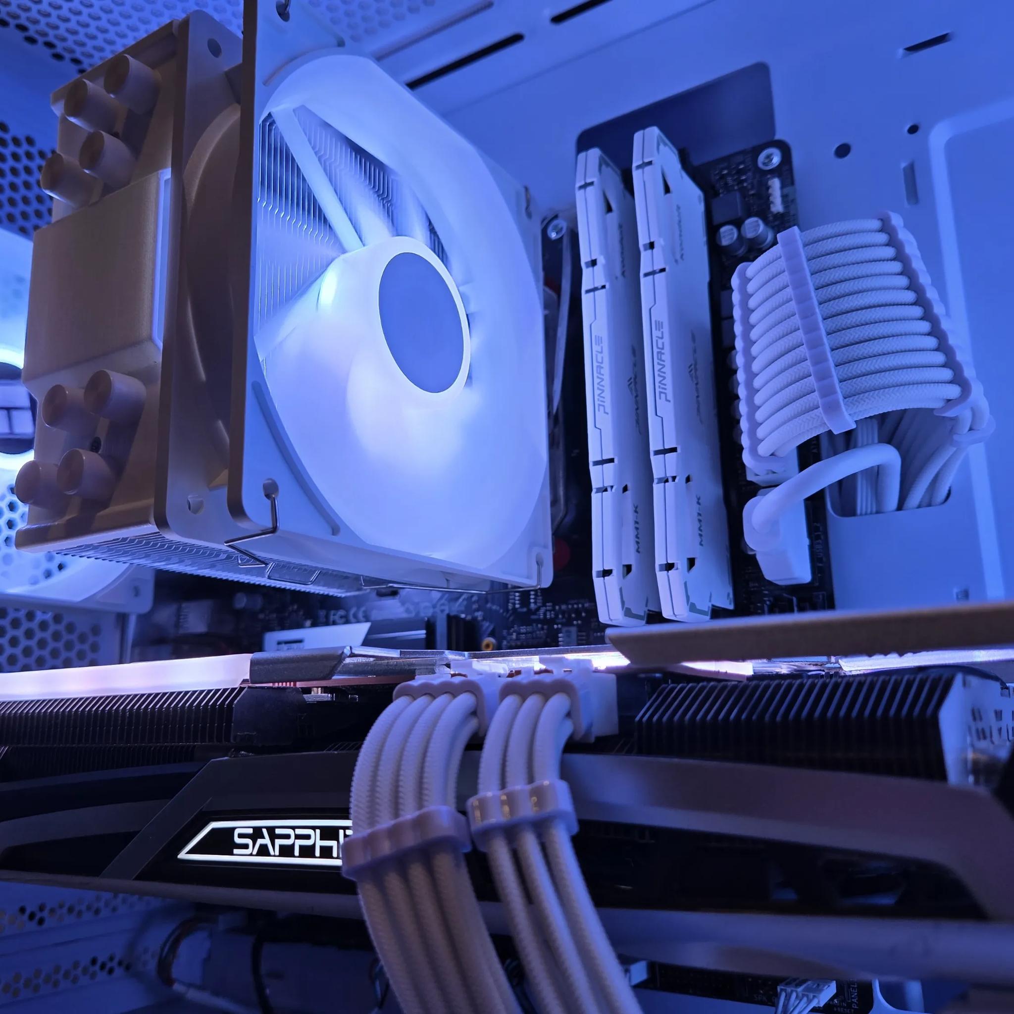 🖥️White 1080/1440p Gaming PC |5600X | RX 6700XT 12GB | 32GB DDR4 | ITB SSD| Wifi/BT| Win 11 Pro🖥️