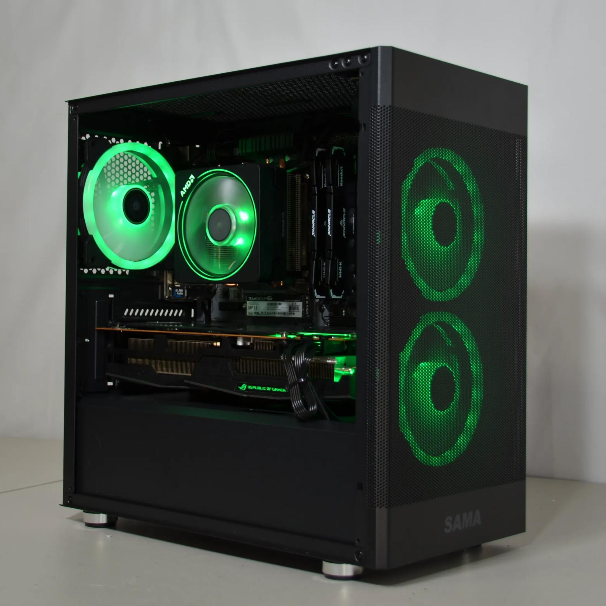 🌑Dark Knight - V2⚔️ | RX 5700 XT | Ryzen 5 3600 | 1tb Storage| 16gb Ram