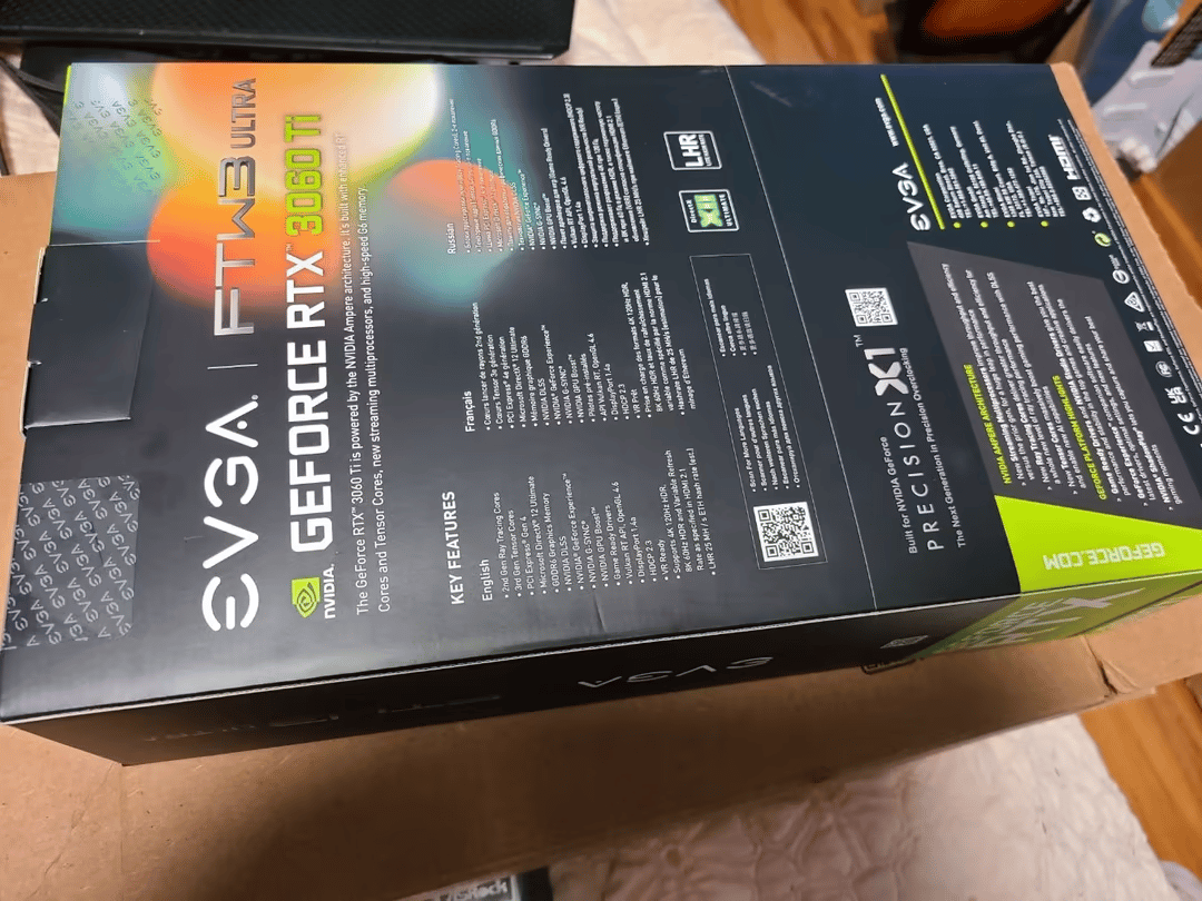 EVGA RTX 3060 ti FTW3 Ultra Gaming