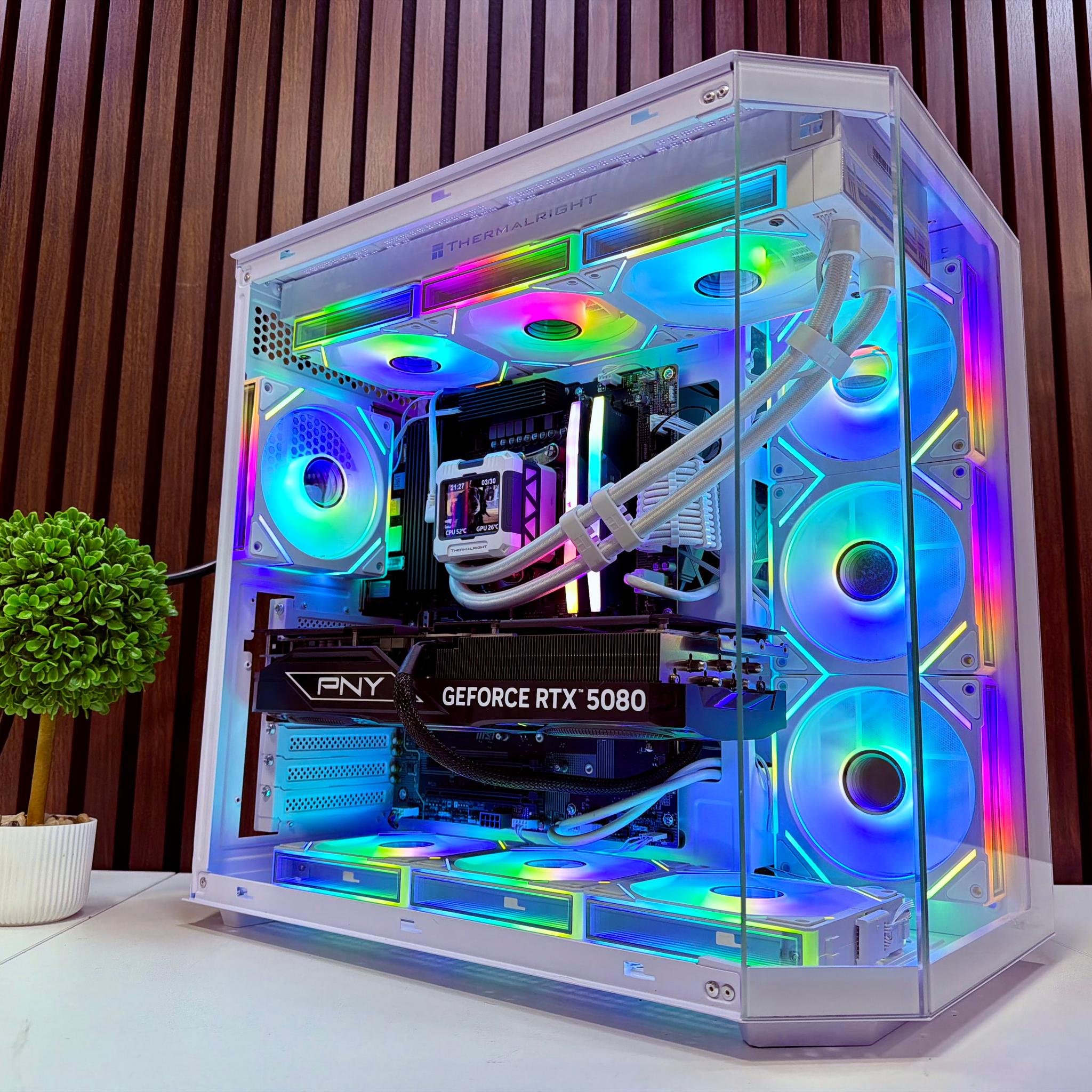 RTX 5080| Ryzen 9800X3D | 64GB DDR5 | 4TB M.2 | 1000W Gold PSU | ARGB Fans | Windows 11