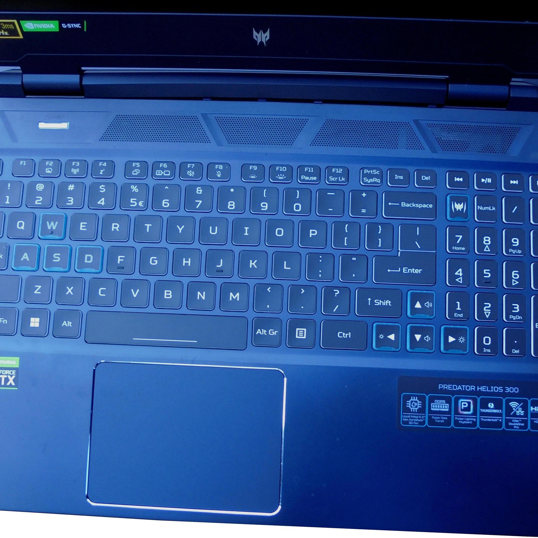 (AS IS) Acer Predator Helios 300 15.6" 165Hz Intel i7 12700H NVidia RTX 3060 16GB DDR5 NO SSD