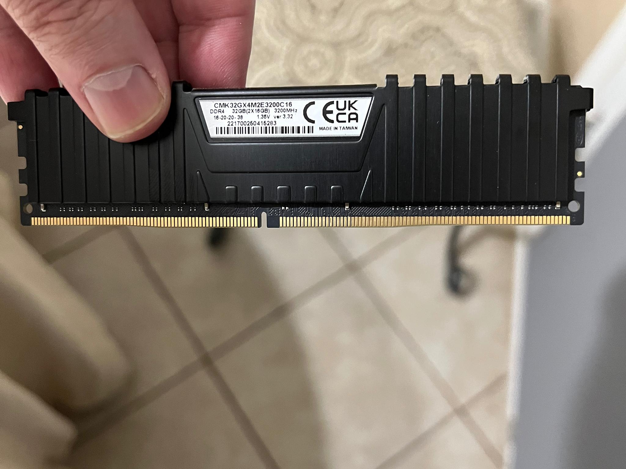 64 Gigs Memory 4 dimms 3200  CL16