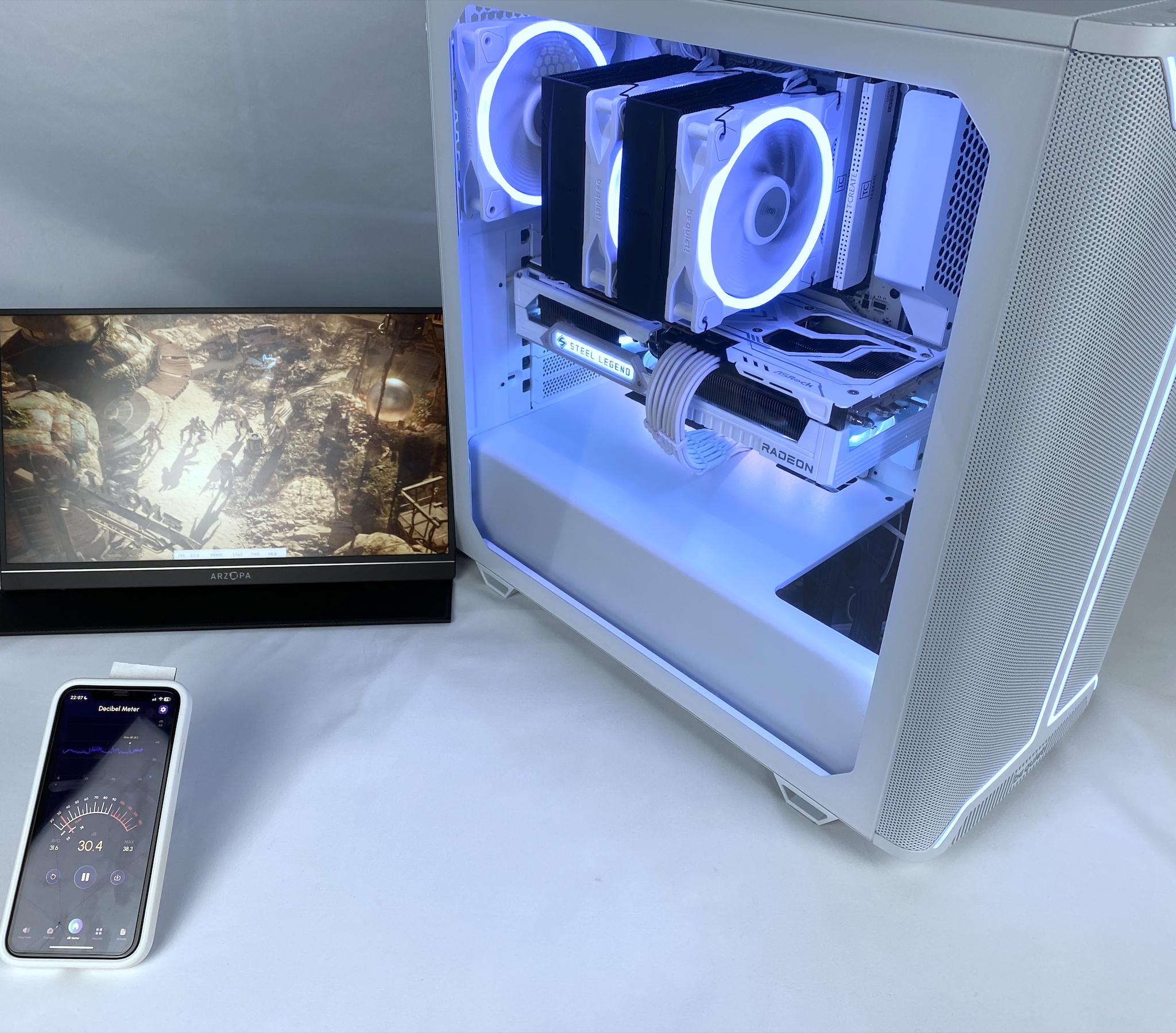 🦉❄️WHITE OWL❄️🦉 28Db idle/32Db load - be quiet! 1440p/4K Gaming PC | Ryzen 7800X3D, RX 9070 XT |