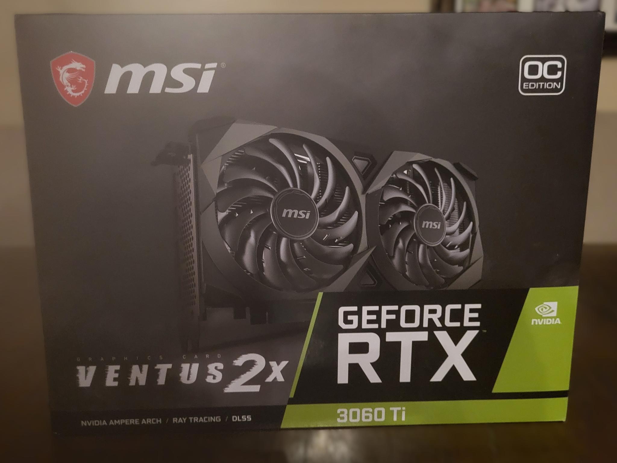 Used - MSI GeForce RTX 3060 Ti Ventus 2X OC Edition