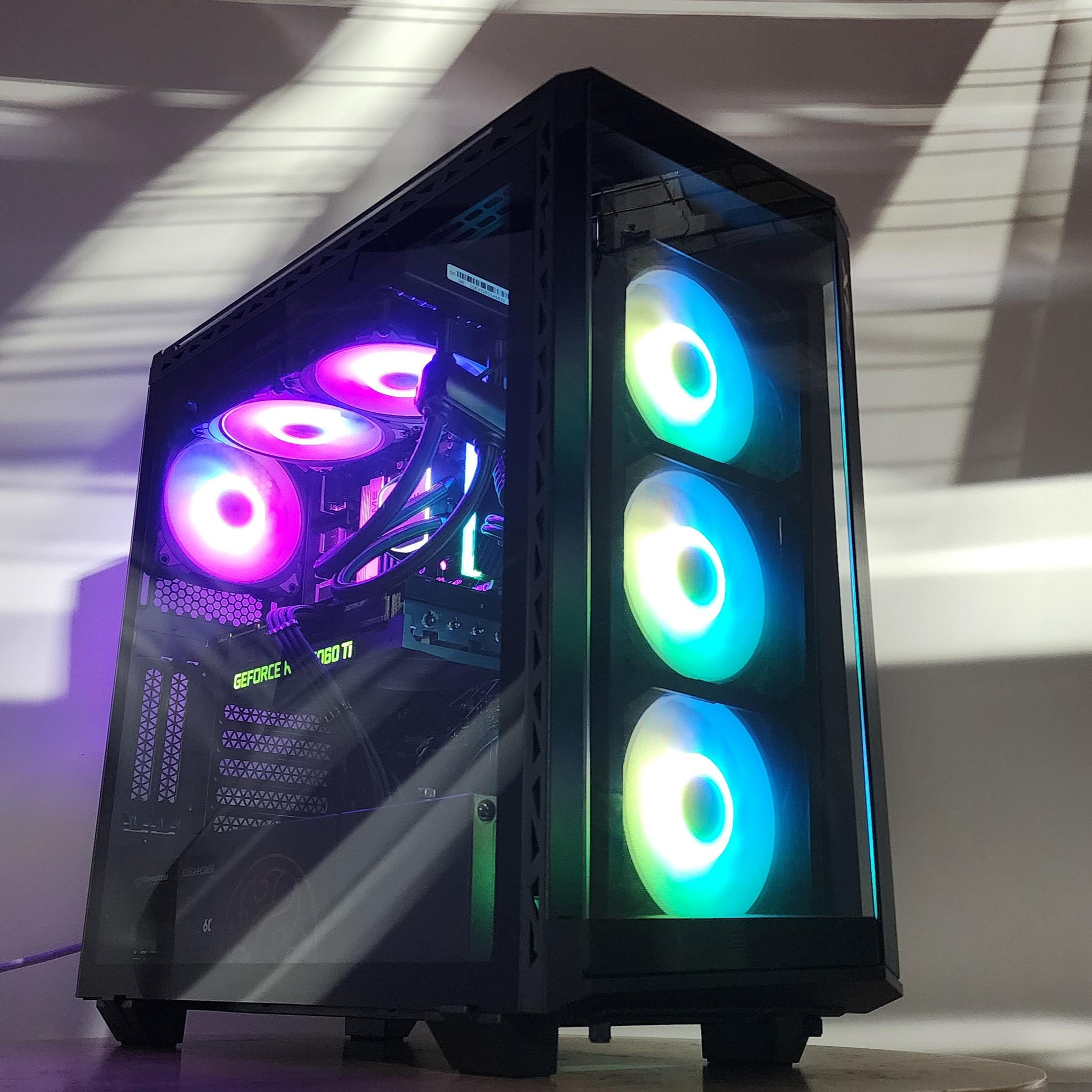 Gaming PC Ryzen 5 7600X 16GB RAM 500GB SSD RTX 3060 Ti 8GB Windows 11 Computer